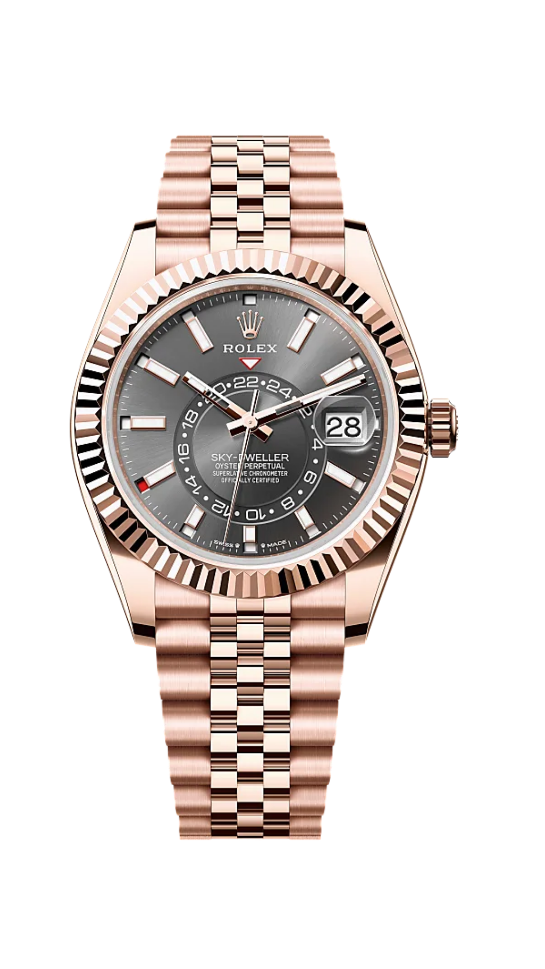 Rolex Sky-Dweller 42mm Everose Gold Rhodium Dial M336935-0008