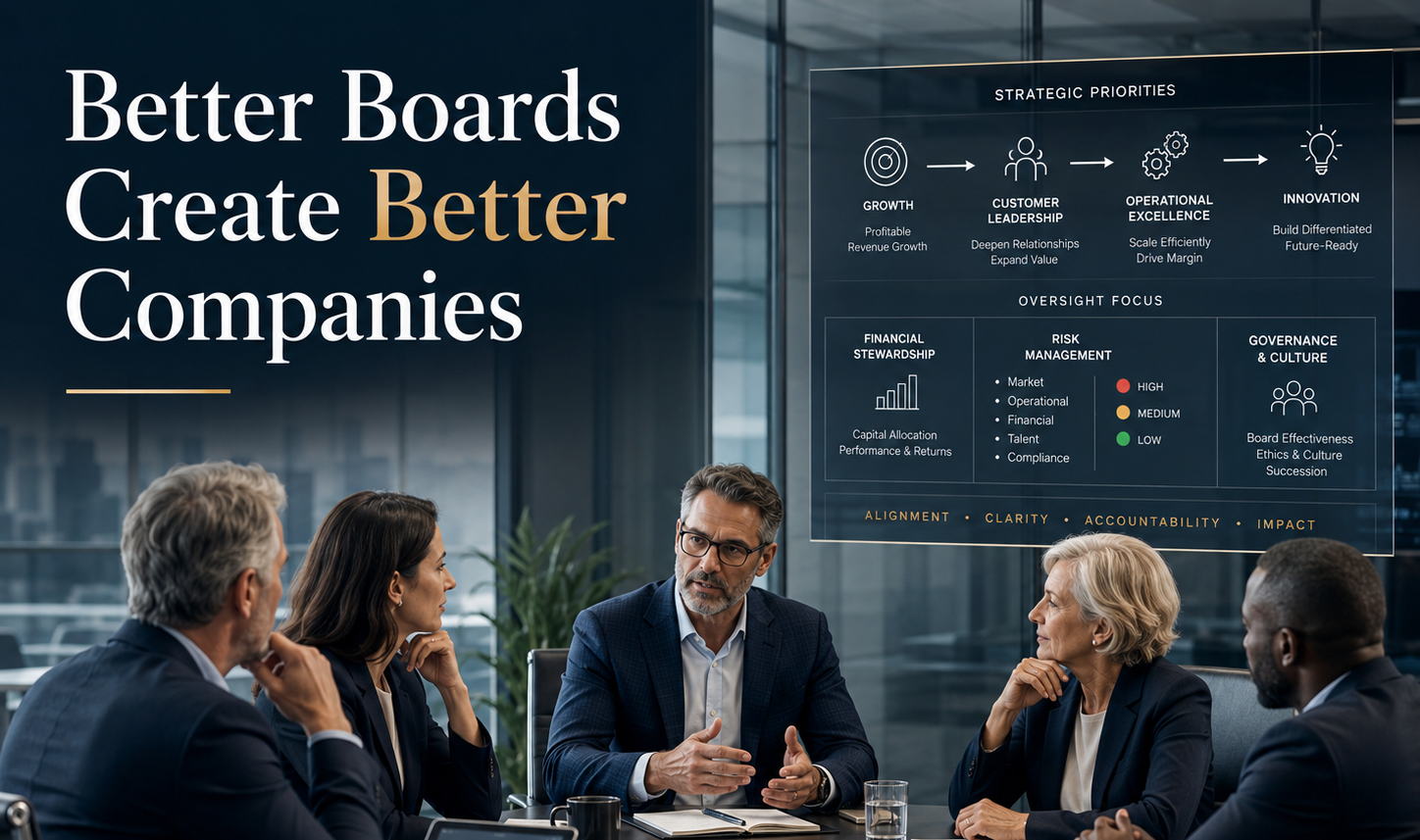 Better Boards Create Better Companies