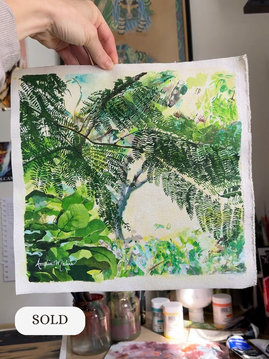 I'll Find Myself in the Forest - Original Painting