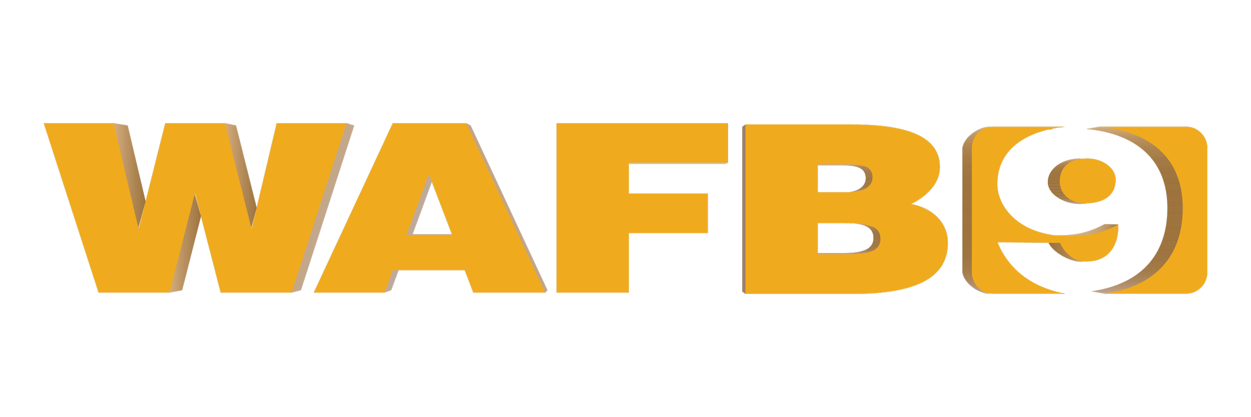 The Warner Bros. logo in gold 3D text with a stylized, colorful WB emblem to the right.