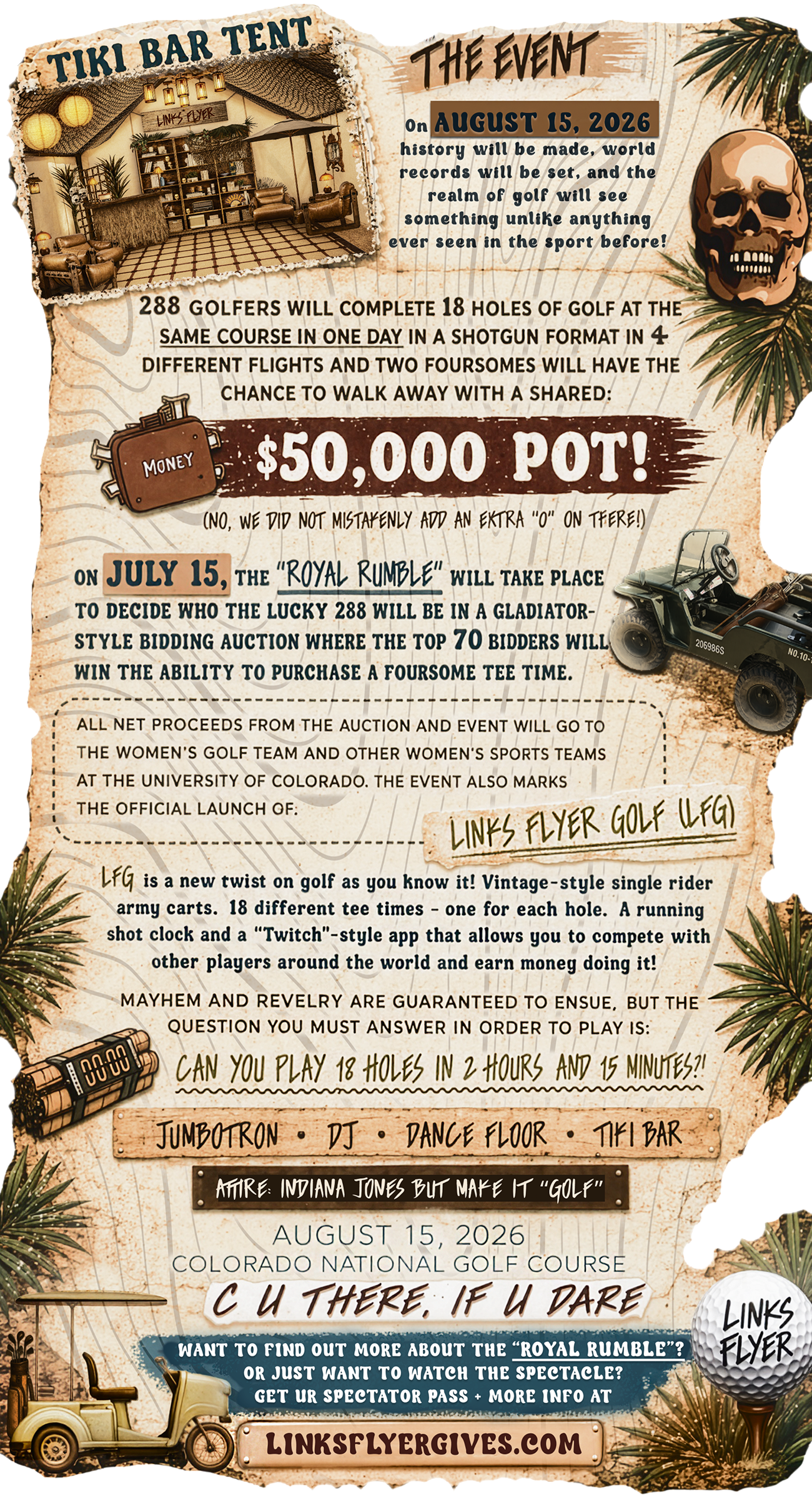 LFG Golf Event August 15 2026