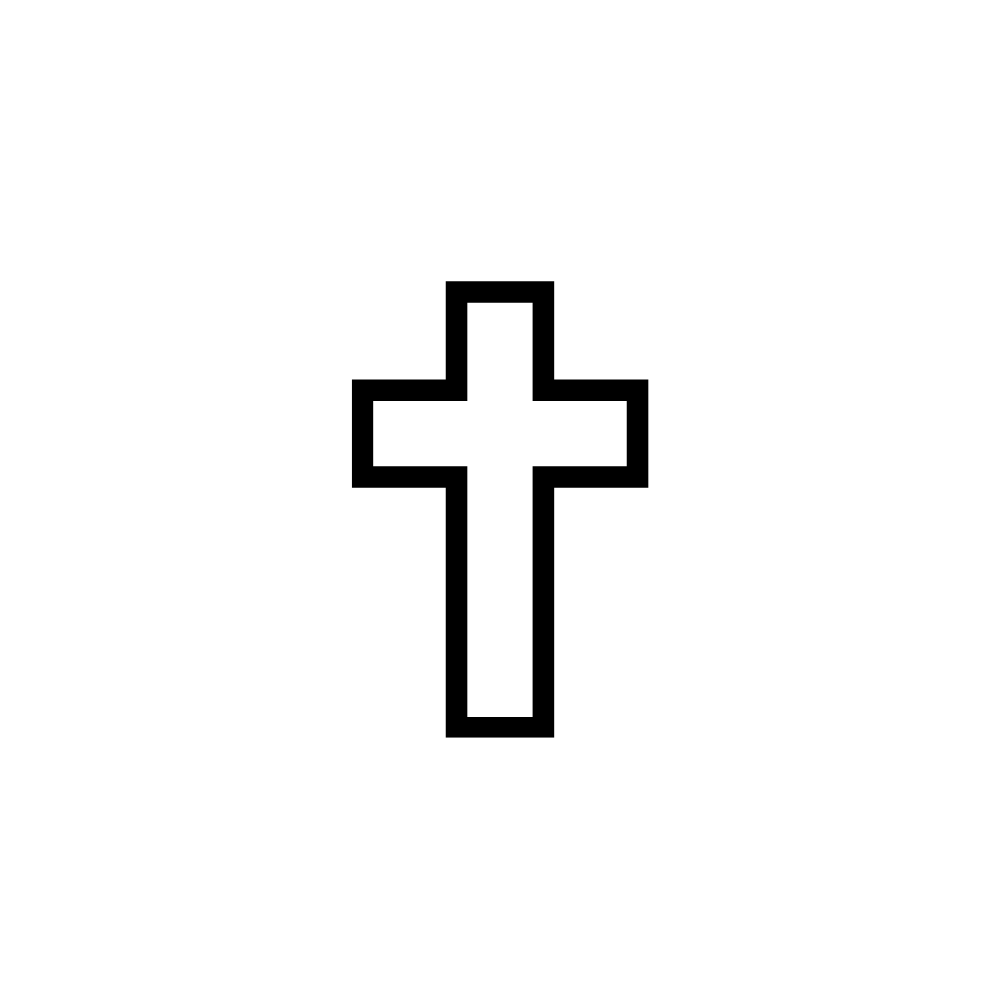 Cross icon for a Christian Esthetician in Sahuarita, AZ.