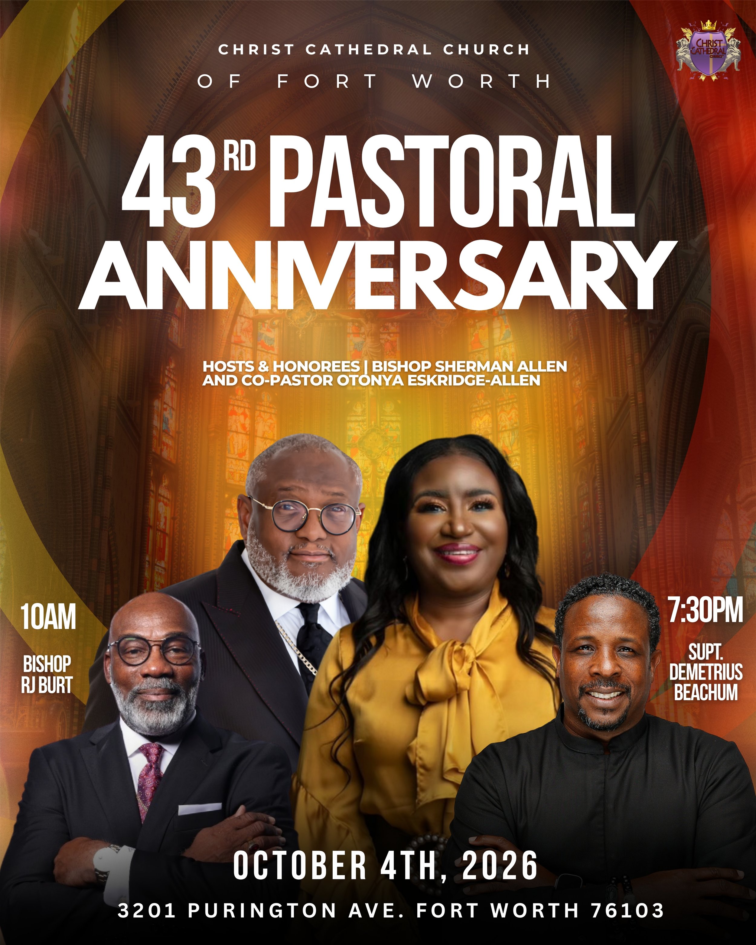 43rd Pastoral Anniversary 