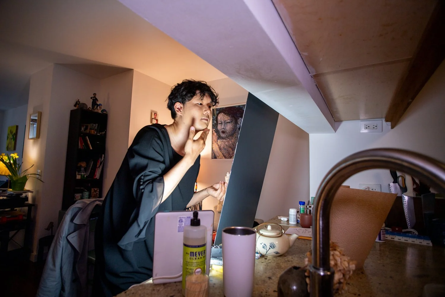 "Gender Fluid Mimetic Fantasy 064" Taken by Bennett Davidson (2025). Medium: Film Photography. Dimensions: Variable.