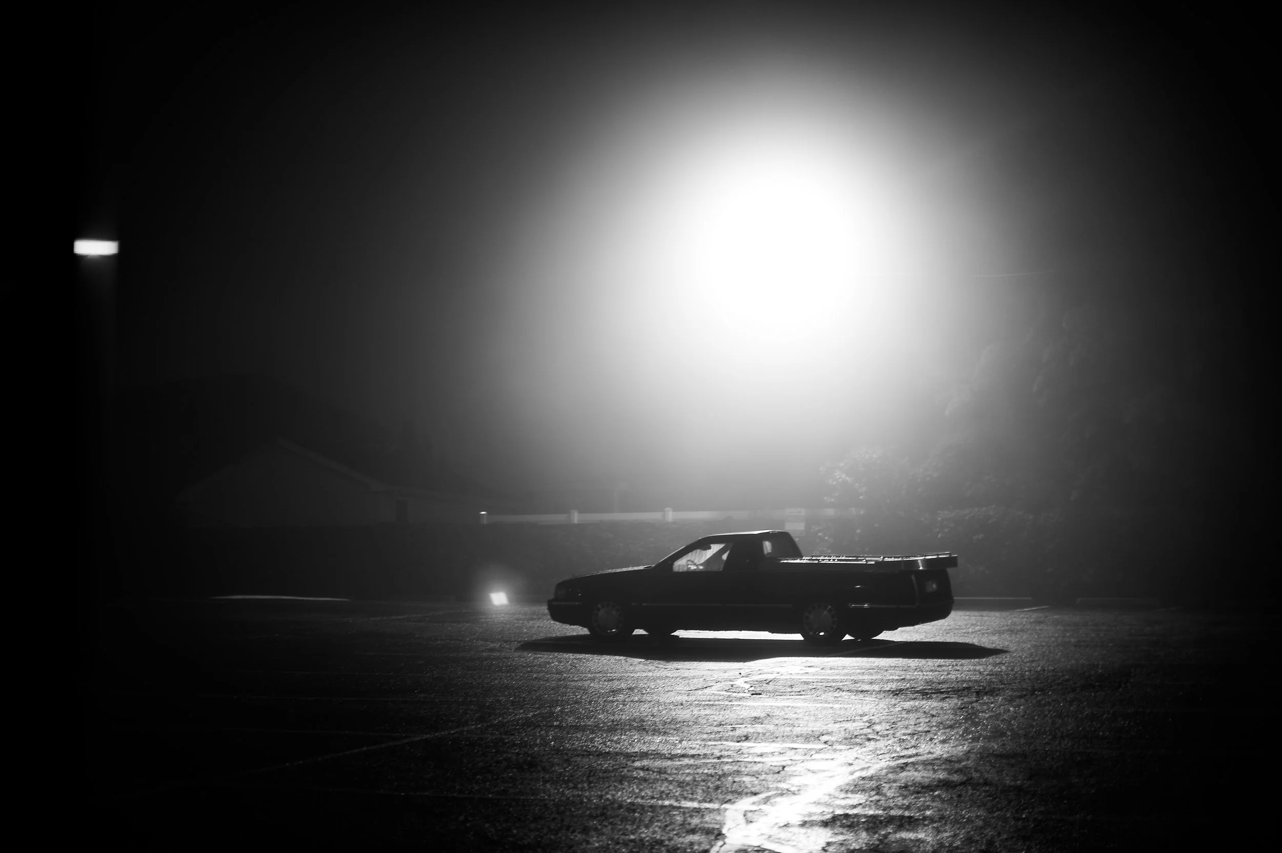 (Original title unknown) "Midnight Truck" (2025). Medium: Digital Photography. Dimensions: Variable.
