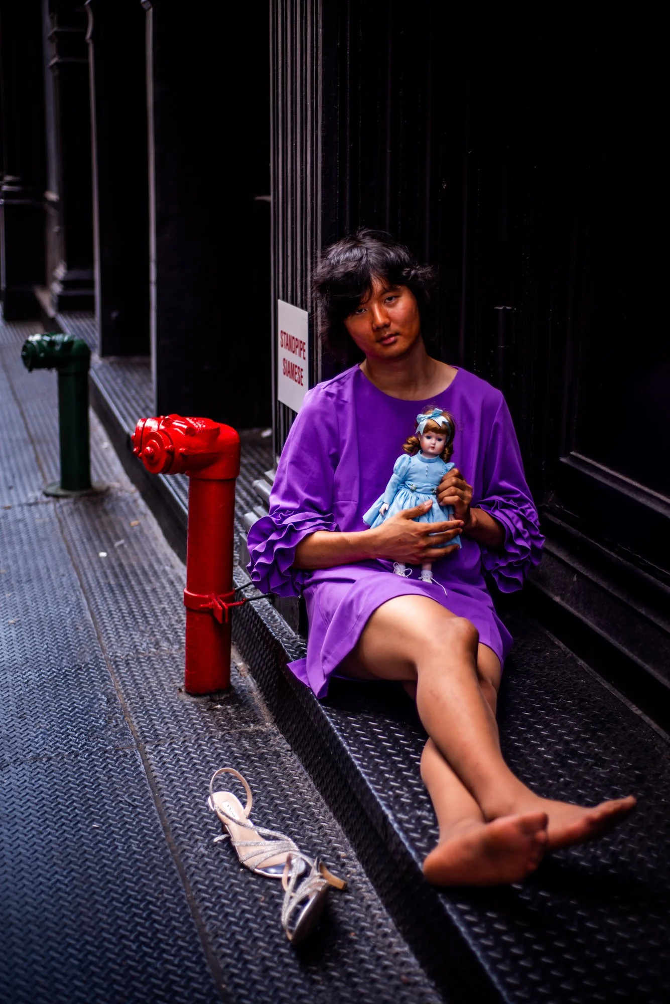 "Gender Fluid Mimetic Fantasy 043" or "Chun Series 05" Taken by Kun Sok (2023). Medium: Digital Photography. Dimensions: Variable.