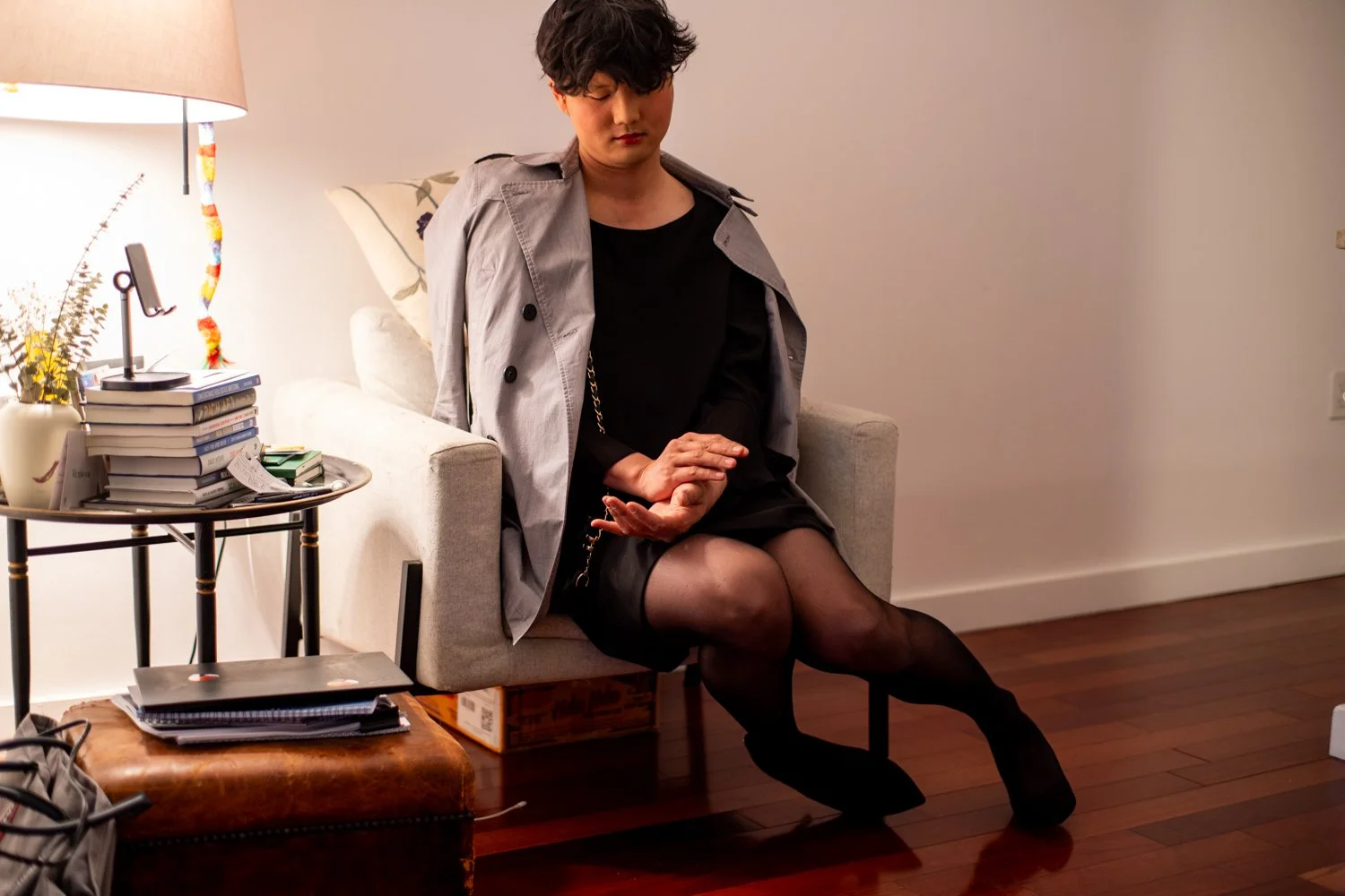 "Gender Fluid Mimetic Fantasy 063" Taken by Bennett Davidson (2025). Medium: Film Photography. Dimensions: Variable.