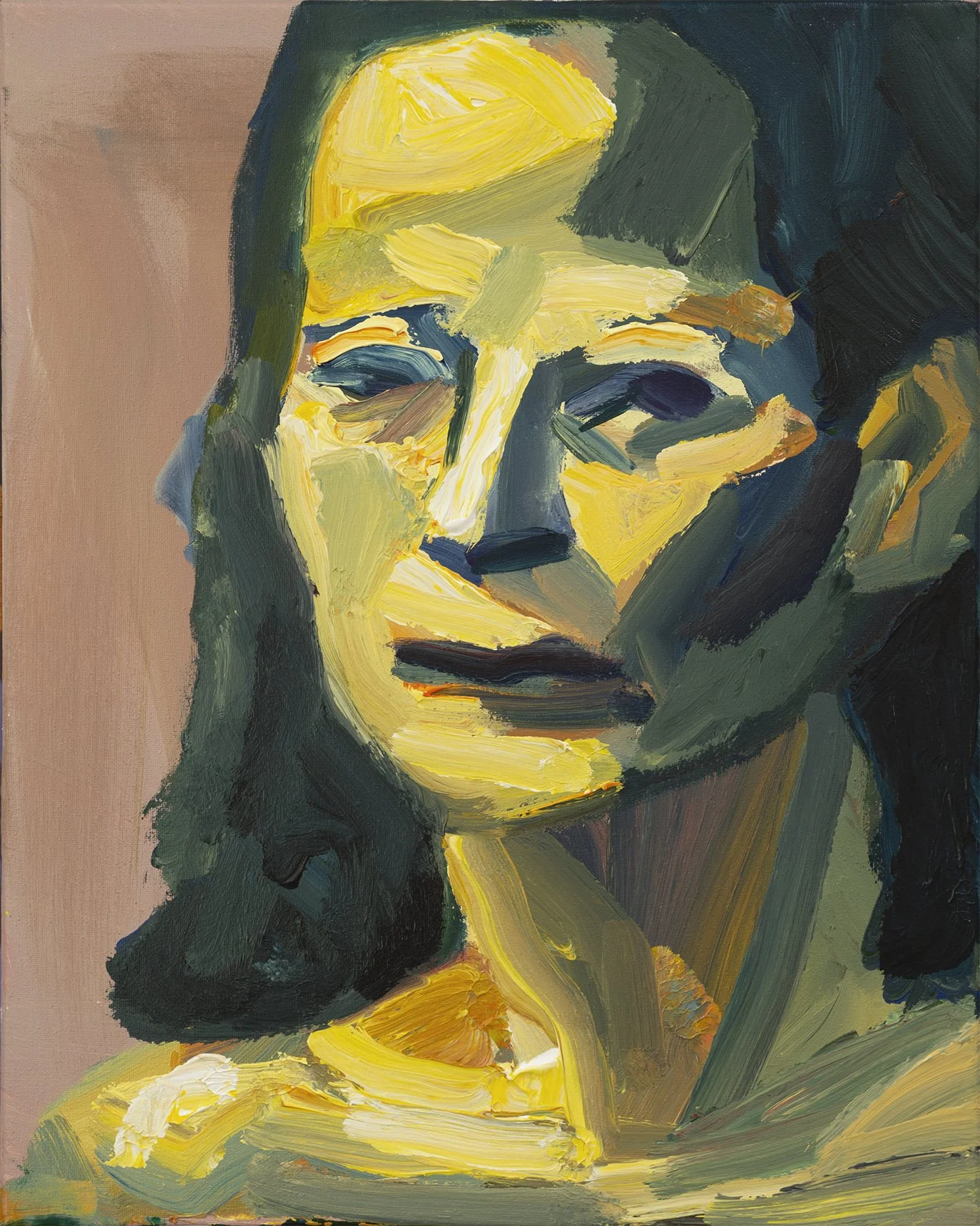 "P027" (2021). Medium: Acrylic (paint) on canvas. Dimensions: 12 x 16 inches.