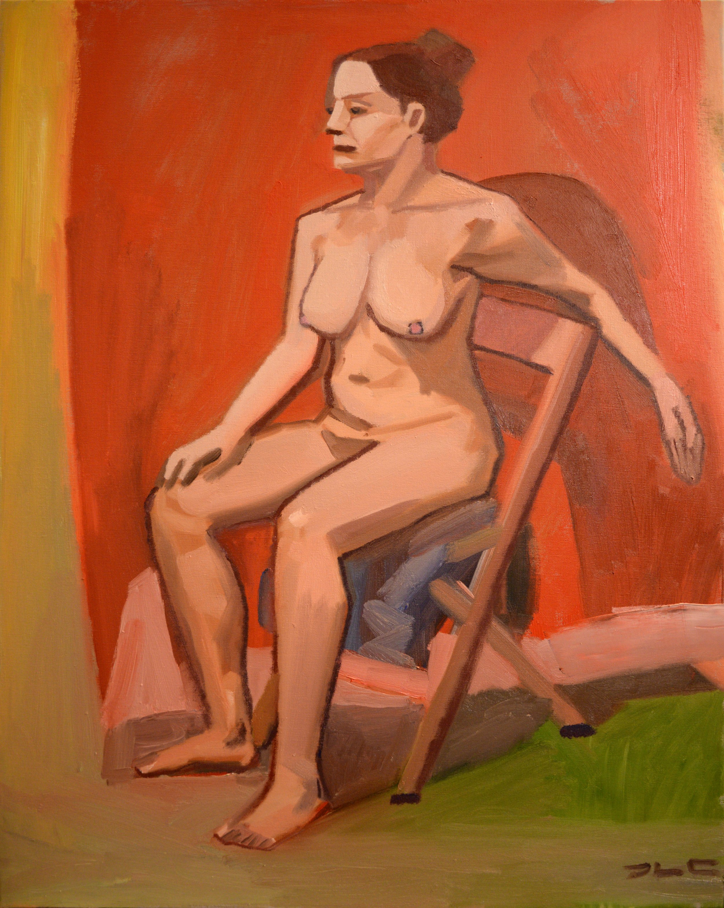 "Realism I" (2016). Medium: Oil (paint) on canvas. Dimensions: 24 x 30 inches.