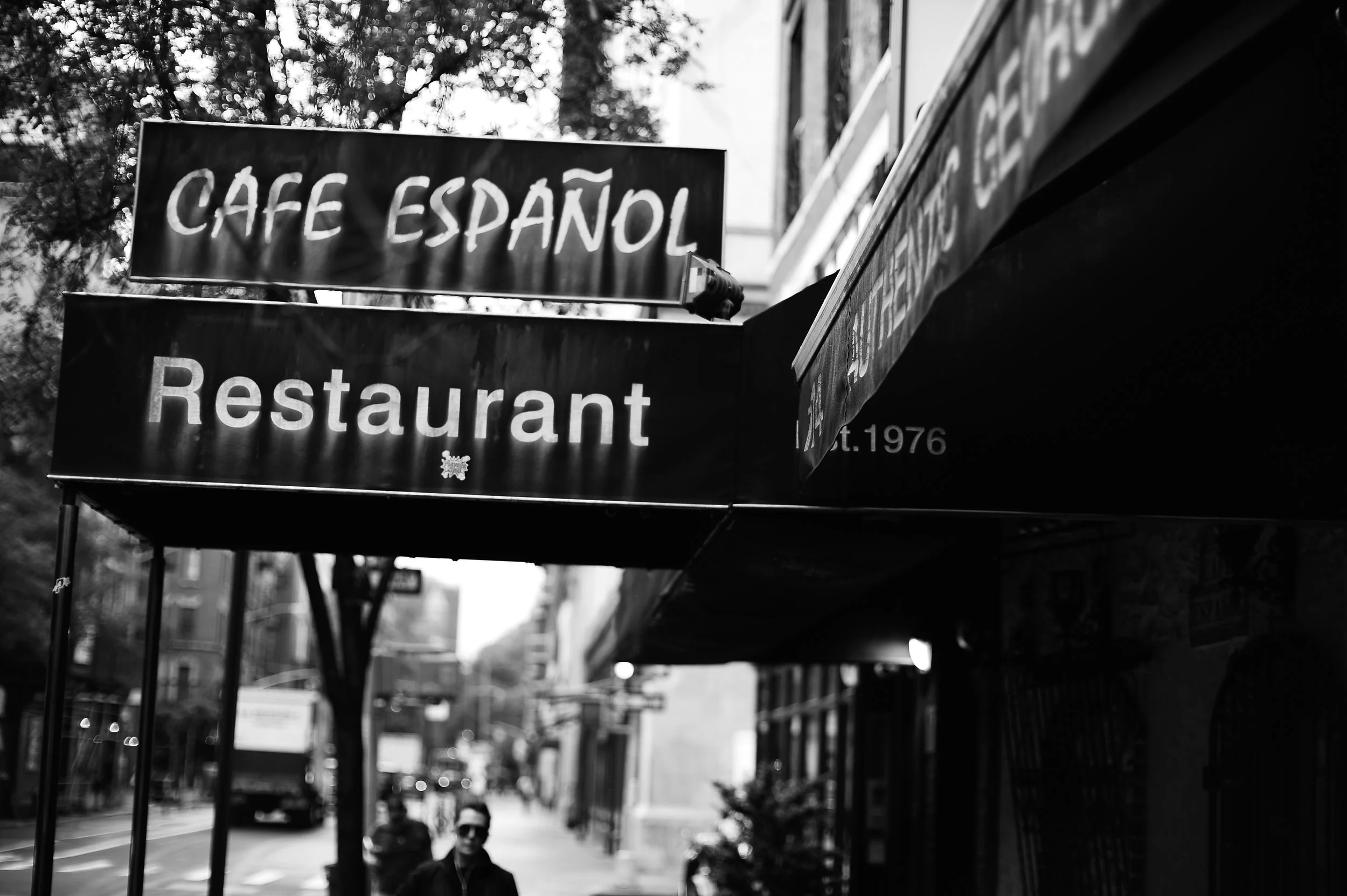 (Original title unknown) "Cafe Espanol" (2025). Medium: Digital Photography. Dimensions: Variable.
