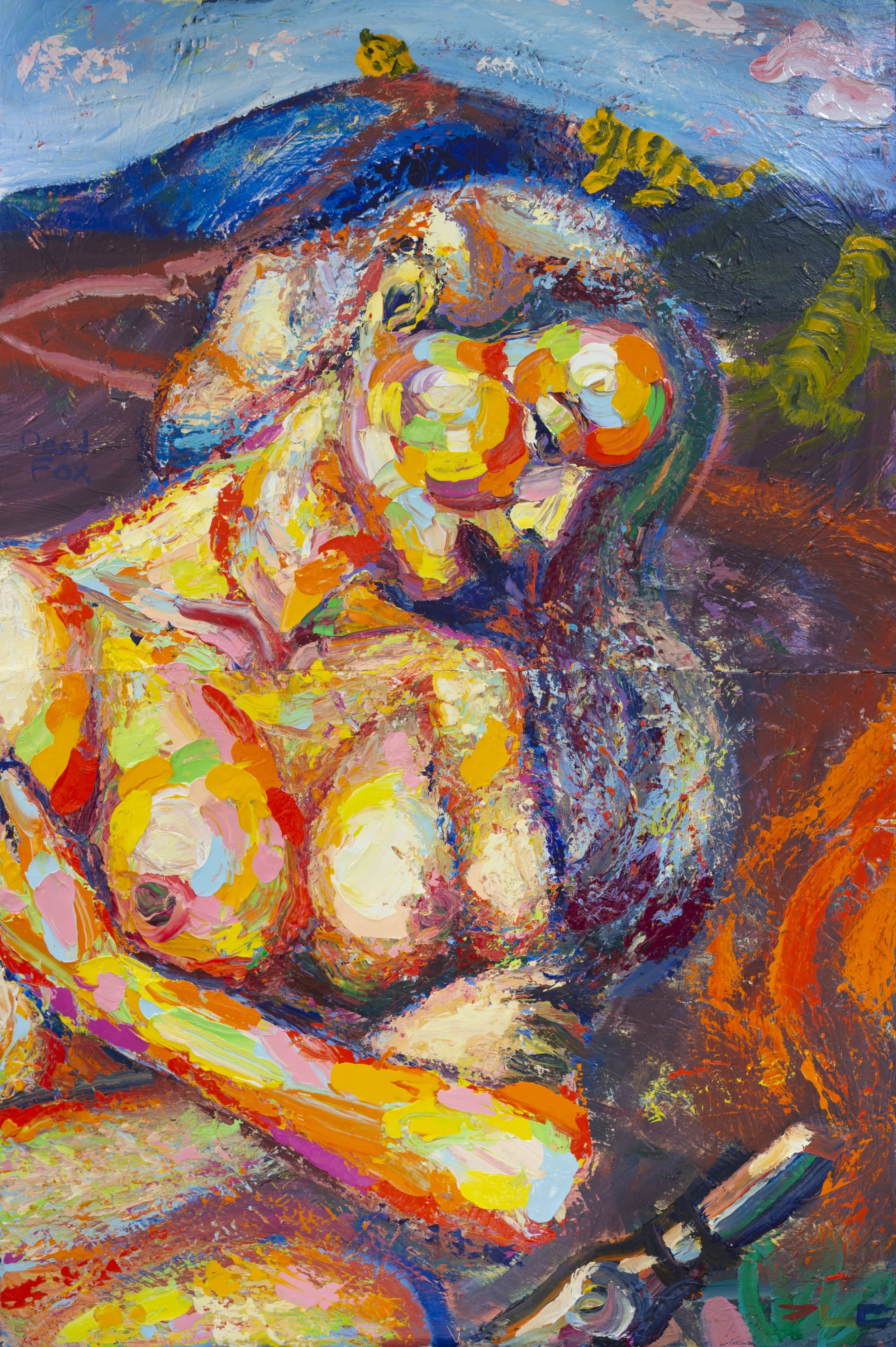 "The Elixir of Eternal Beauty" (2021). Medium: Acrylic (paint) on canvas. Dimensions: 72 x 48 inches.