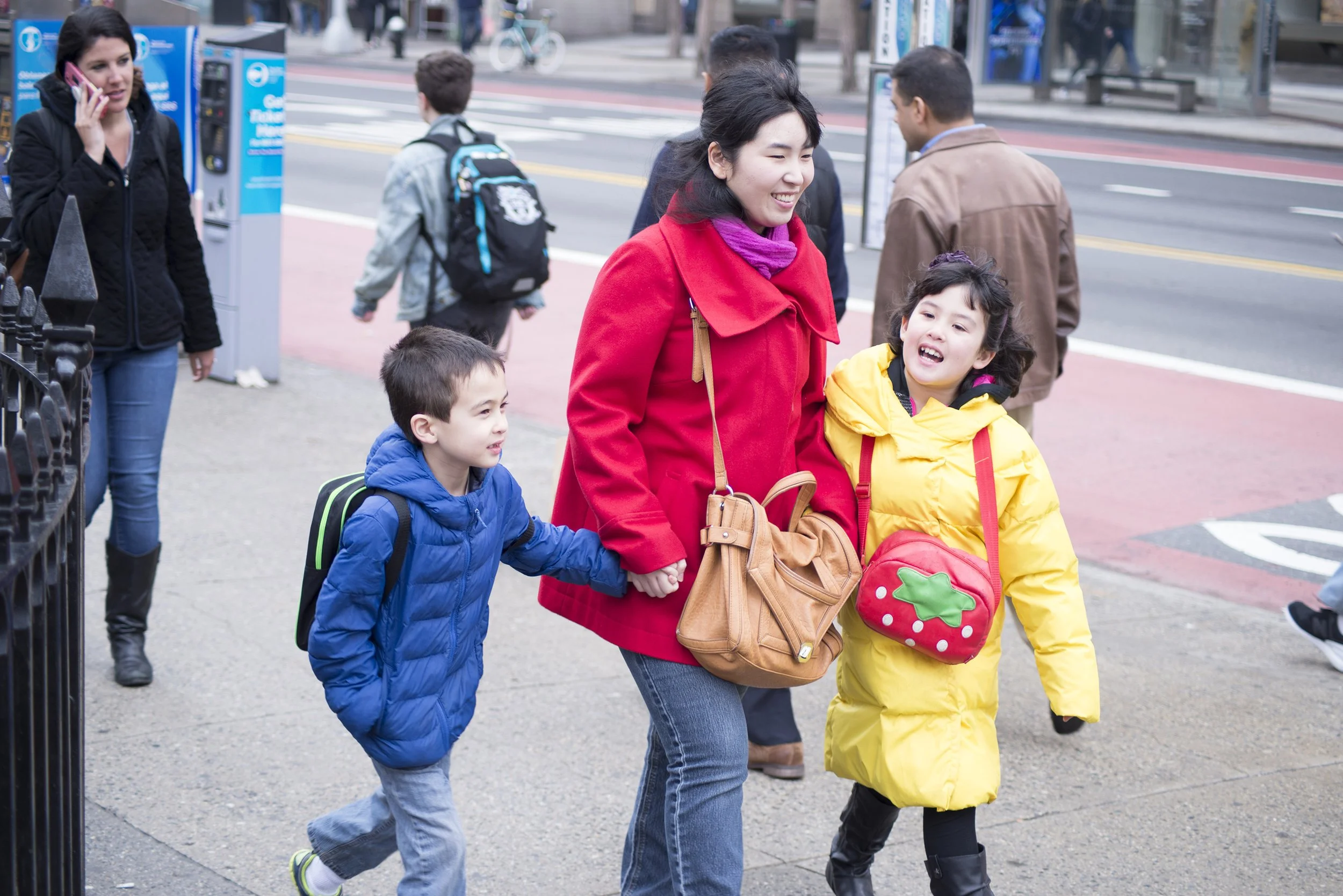 "Japanese Mom and Children I" (2018). Medium: Digital Photography. Dimensions: Variable.