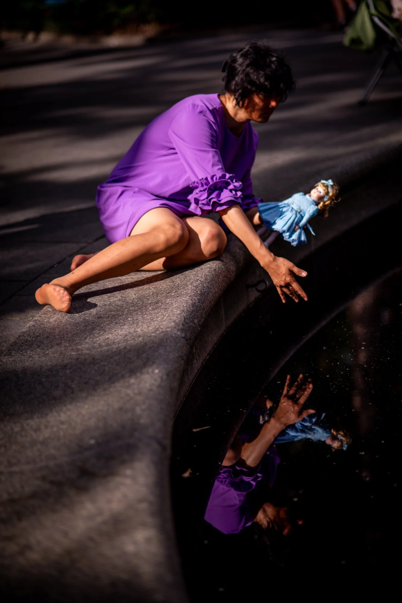 "Gender Fluid Mimetic Fantasy 042" or "Chun Series 05" Taken by Kun Sok (2023). Medium: Digital Photography. Dimensions: Variable.