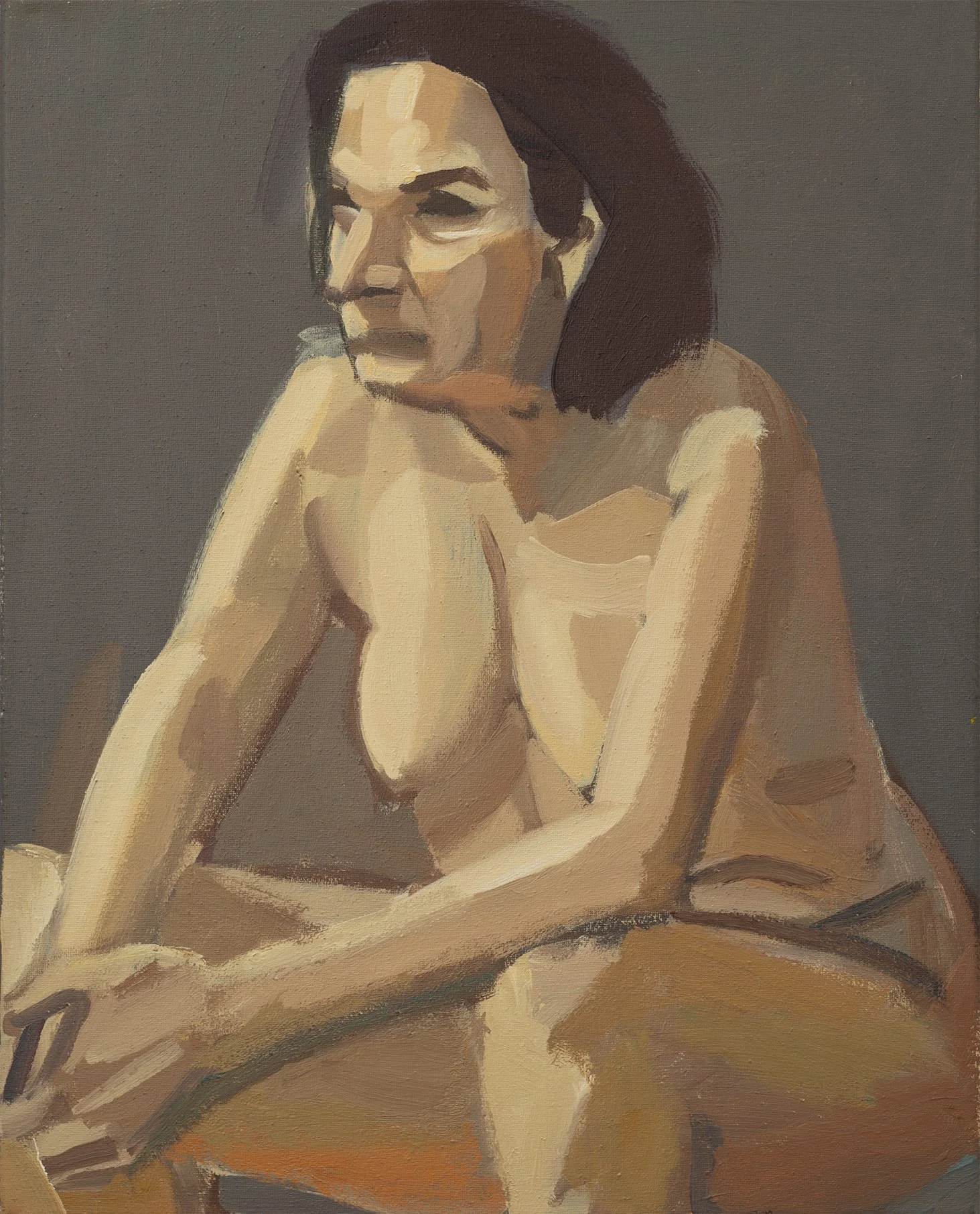 "P043" (2021). Medium: Acrylic (paint) on canvas. Dimensions: 12 x 16 inches.