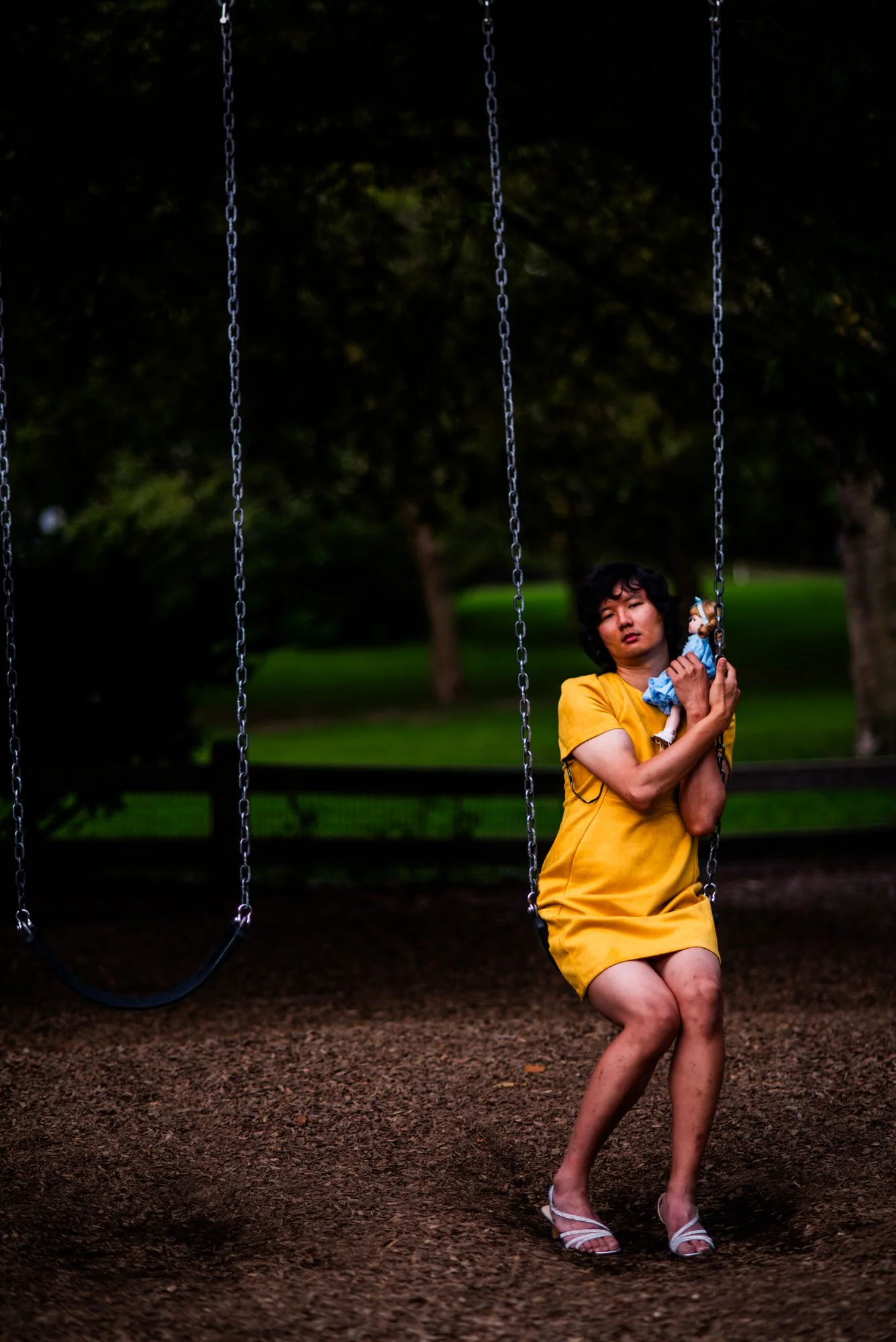 "Gender Fluid Mimetic Fantasy 036" or "Chun Series 03" Taken by Kun Sok (2023). Medium: Digital Photography. Dimensions: Variable.