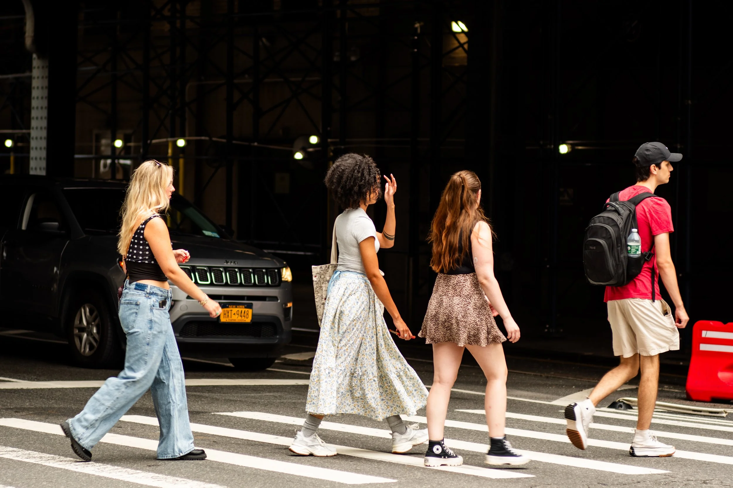 (Original title unknown) "Crosswalking" (2025). Medium: Digital Photography. Dimensions: Variable.