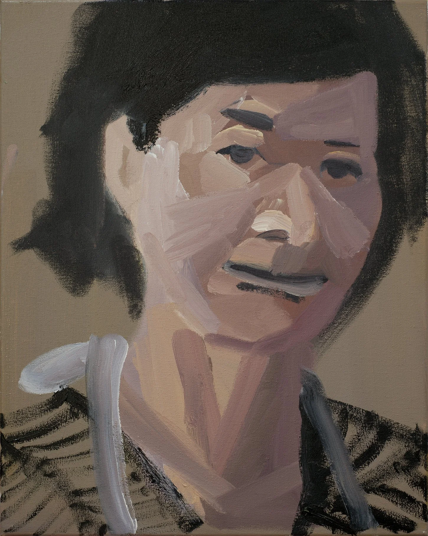 "P038" (2021). Medium: Acrylic (paint) on canvas. Dimensions: 12 x 16 inches.