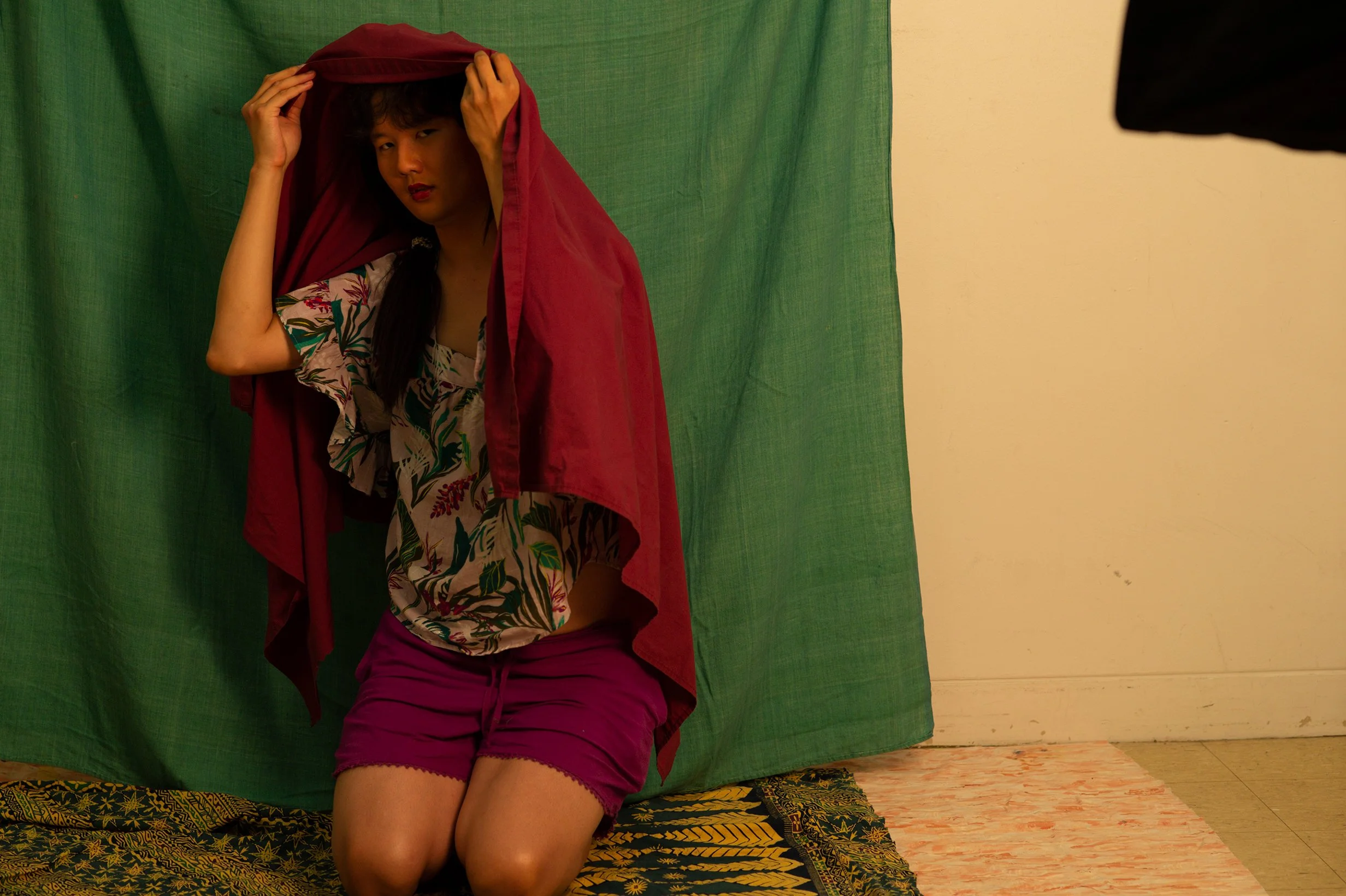 "Gender Fluid Mimetic Fantasy 015" or "Combing Ritual" Taken by Haley Indorato (2021). Medium: Digital Photography. Dimensions: Variable.
