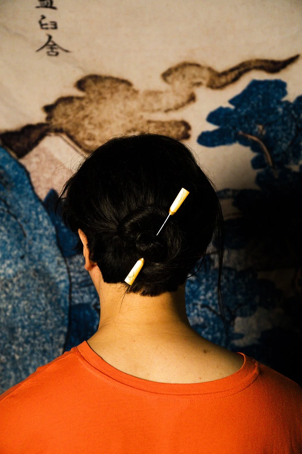 "Gender Fluid Mimetic Fantasy 018" or "Kanzashi" Taken by Haley Indorato (2021). Medium: Digital Photography. Dimensions: Variable.