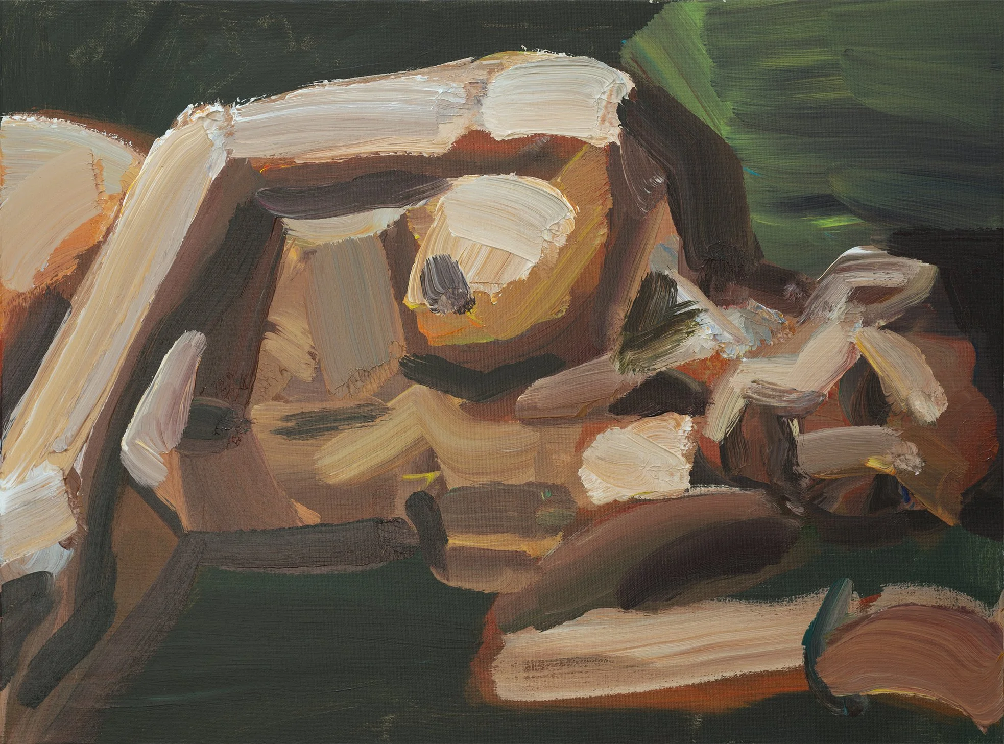 "P029" (2021). Medium: Acrylic (paint) on canvas. Dimensions: 12 x 16 inches.