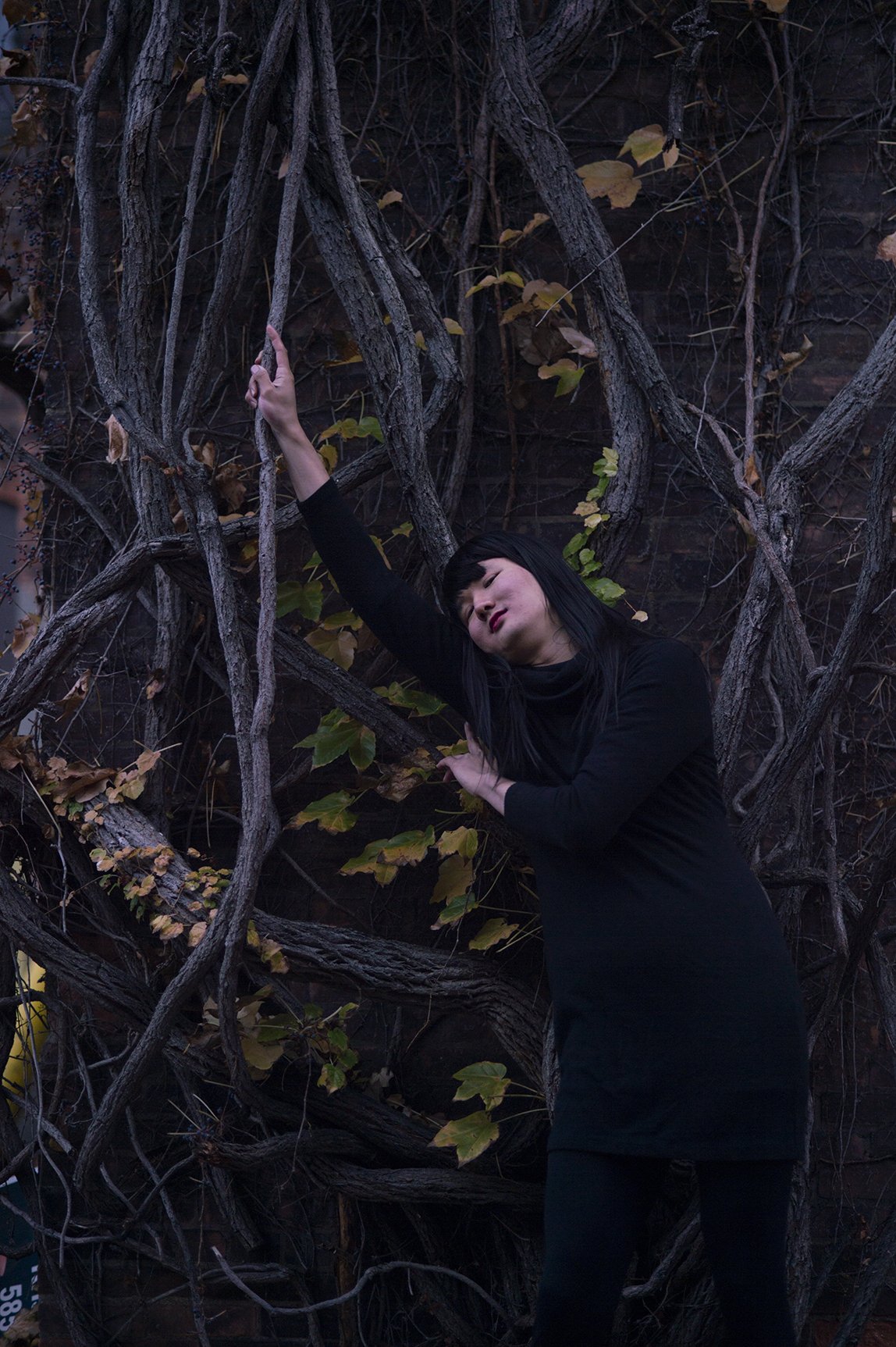 "Gender Fluid Mimetic Fantasy 002" or "Vines," Taken by Haley Indorato (2020). Medium: Digital Photography. Dimensions: Variable.