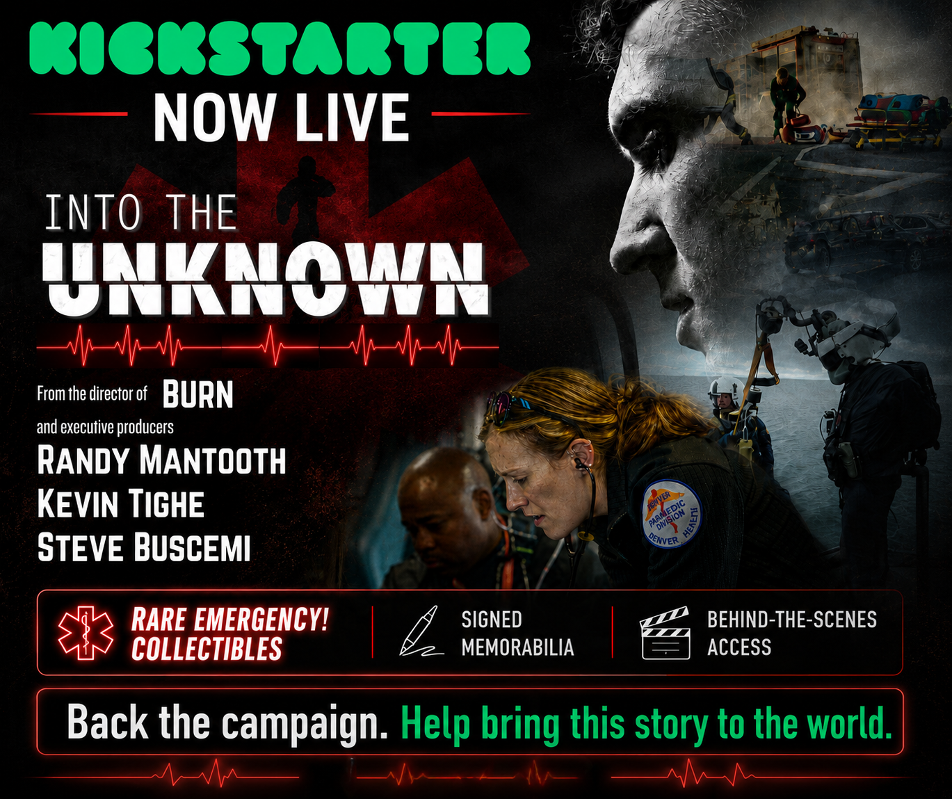 We’re live! Help us bring our paramedic story to audiences around the world!
