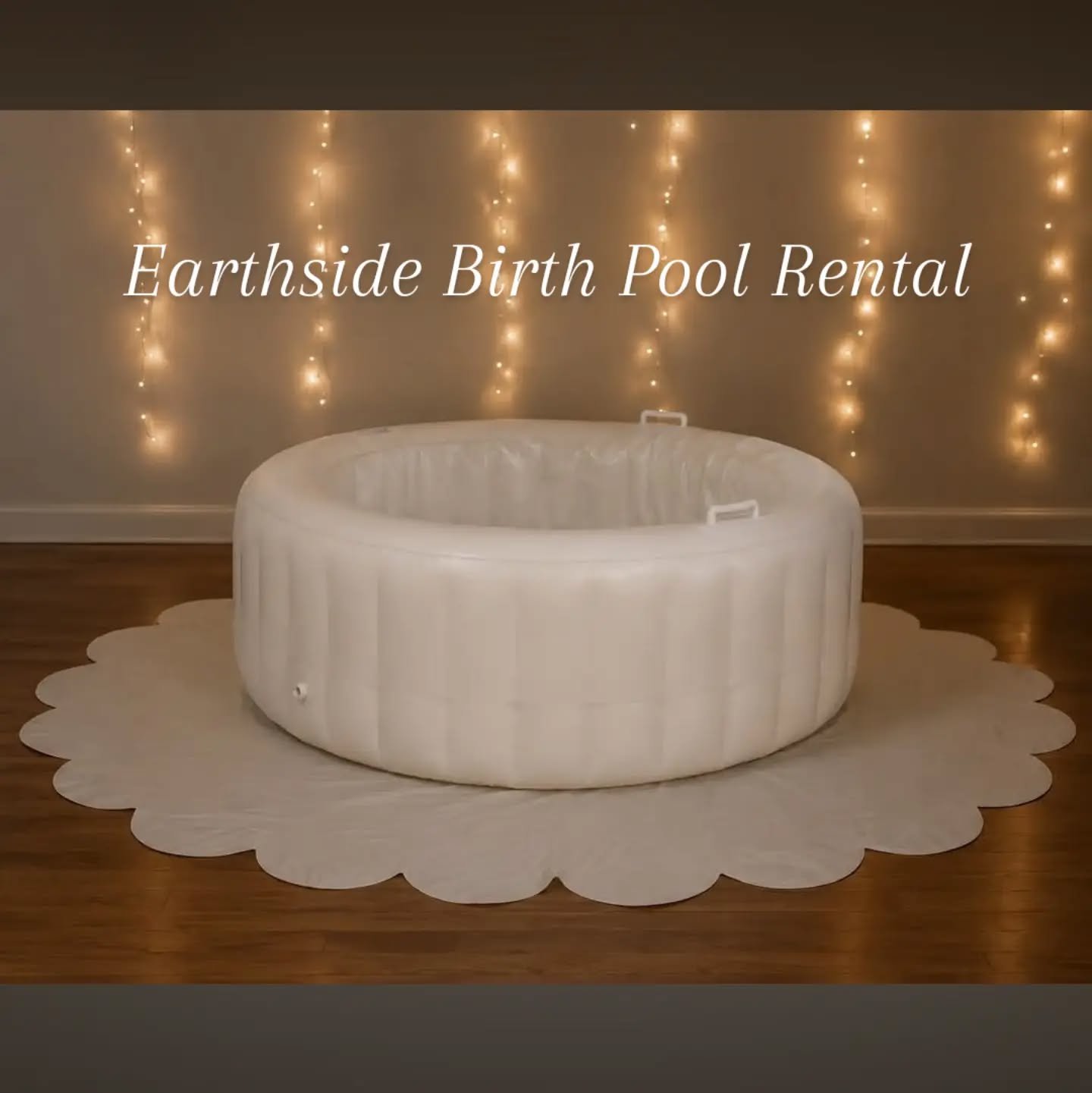 "Nature's Epidural" anyone? Starting August 1st, I'll officially have a beautiful white Earthside Birth Pool available to rent!

I also put together a Labor Comfort Package with a birth ball, peanut ball, rebozo, spiky massage balls, and a 