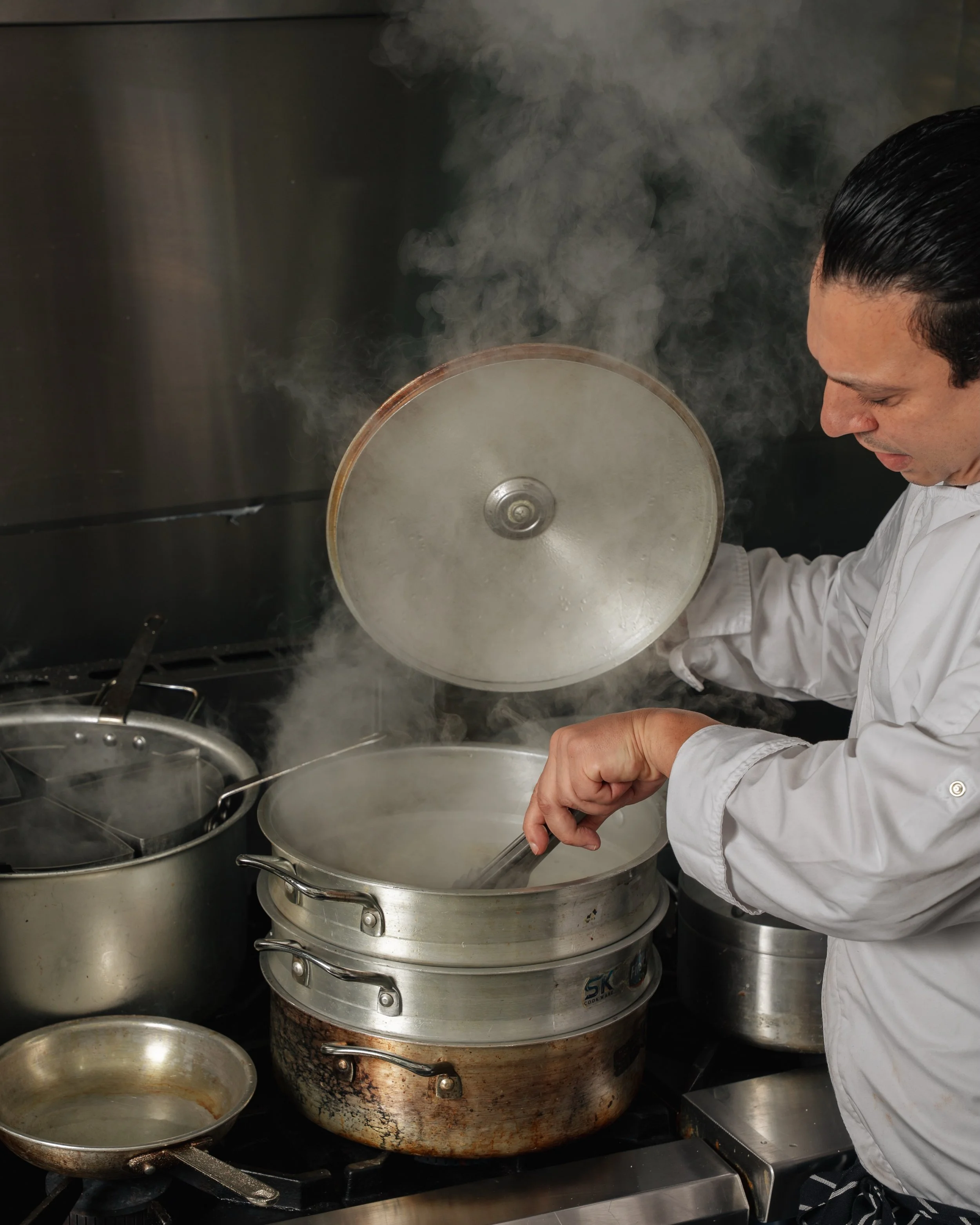 Passed &mdash; Through &mdash; Generations 

Our dishes have been influenced by years of family tradition. Feel the steam, smell the aroma and taste the love of our fresh, creamy, handmade Mantu. 

Book in a table tonight, with the link in our bio!