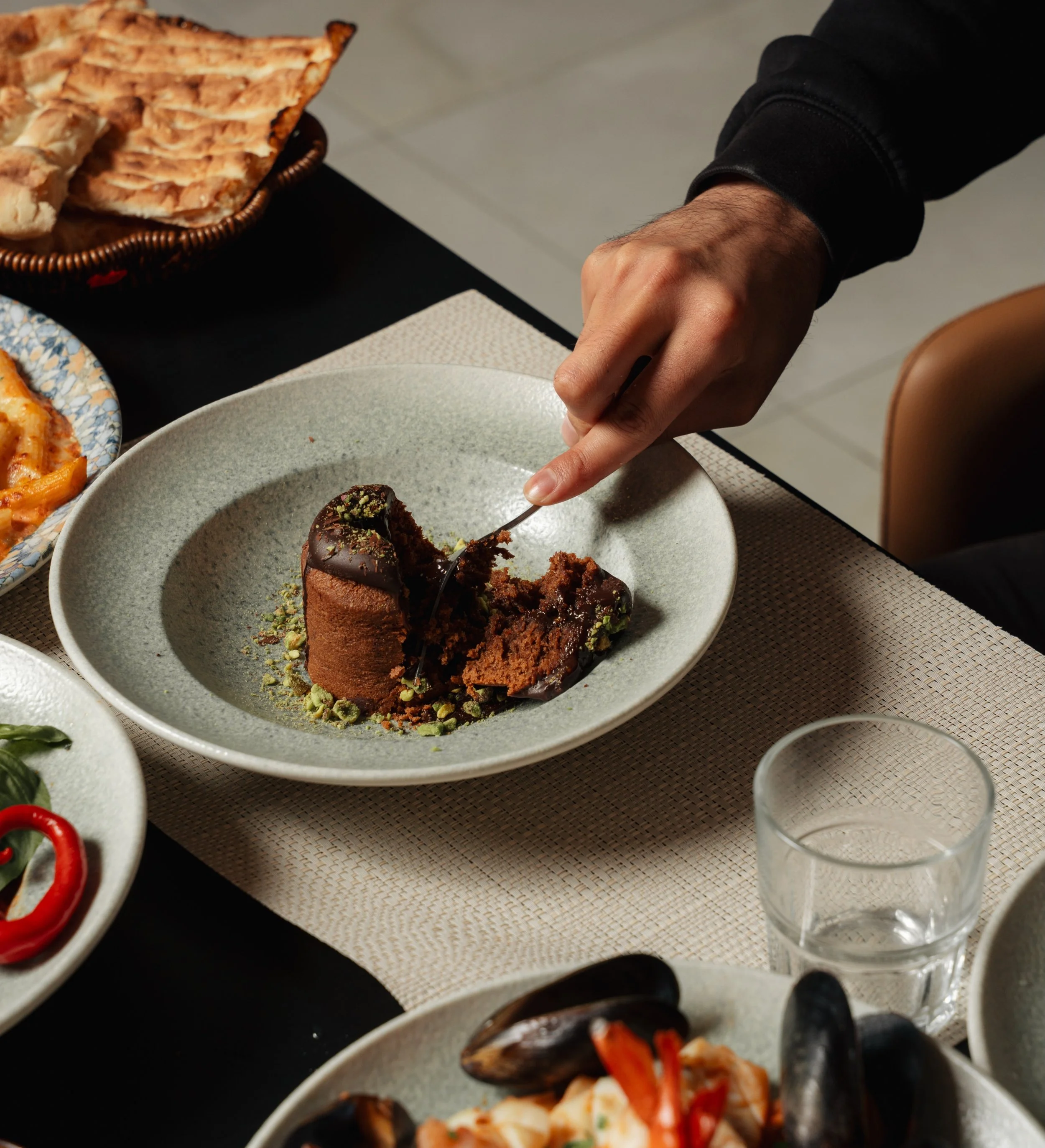 Embrace &mdash; The &mdash; Experience 

RUH was born to be a gathering place, a warm dining experience and venue where comfort meets conversation.

Come in and experience a feeling that opens the soul, beyond food. Doors open from 5pm, book via the 