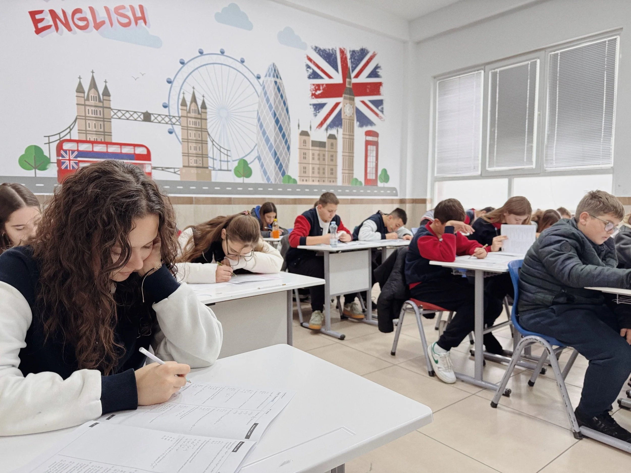 Students preparing for Cambridge English examinations at Global English Centre.