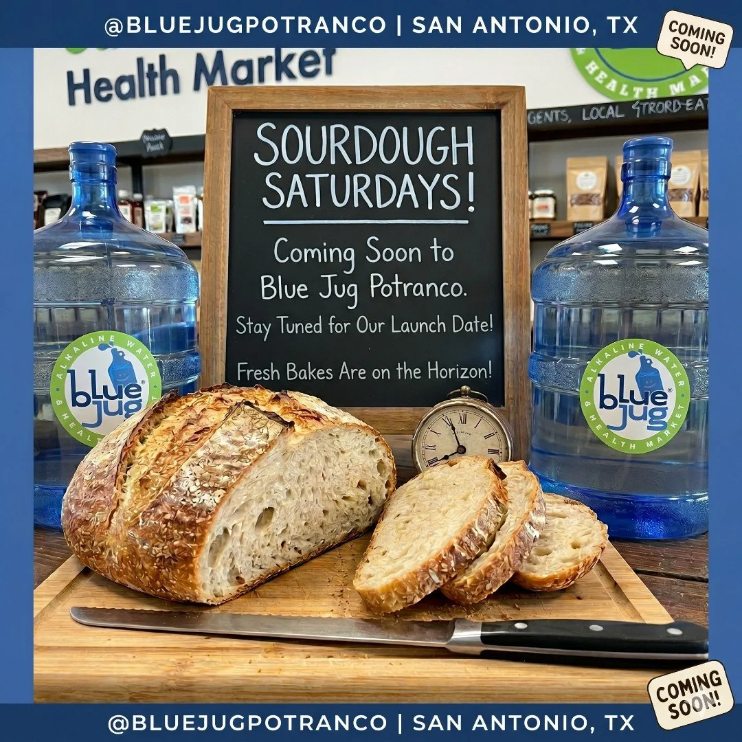 🚨 BIG NEWS, SAN ANTONIO! 🚨 Sourdough Saturdays are officially COMING SOON to Blue Jug Potranco! 🌾✨

We are absolutely bursting at the seams with excitement and couldn't wait another minute to share this sneak peek with you! We are currently workin