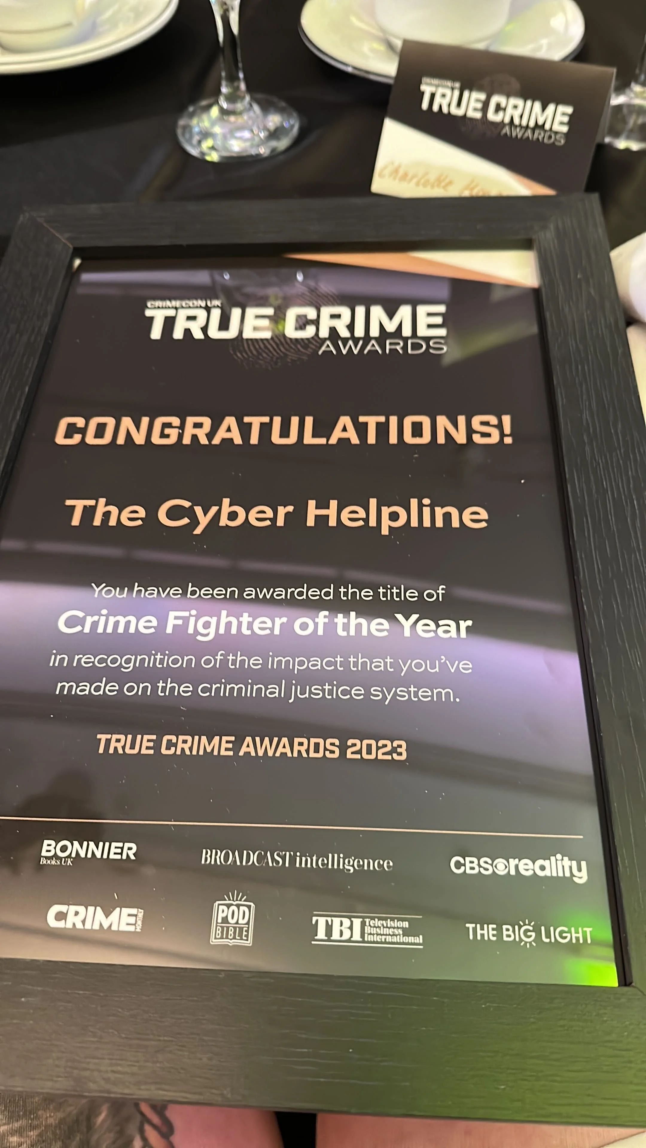 Winner: Crime Fighter of the Year 2023