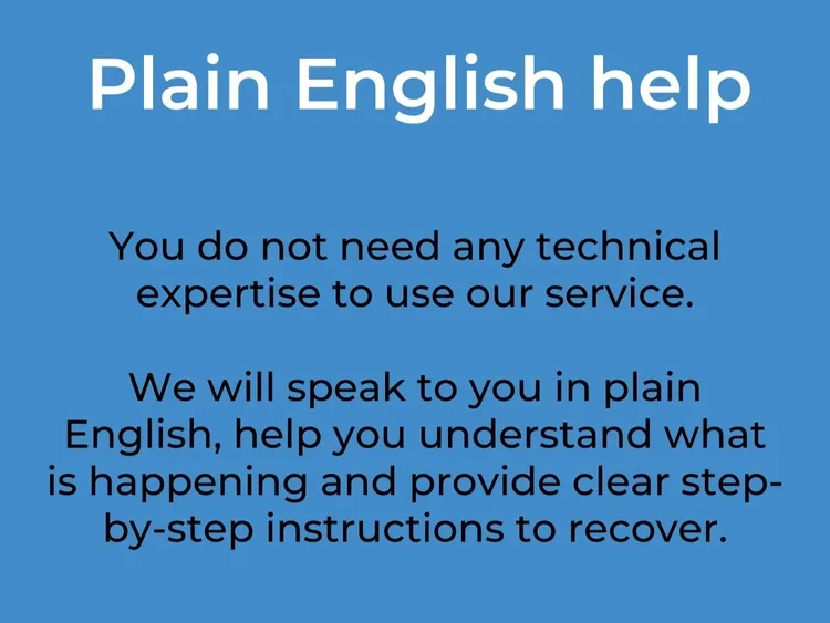 Plain English help