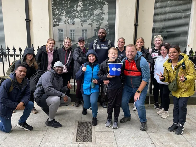 LSEG London walk participants