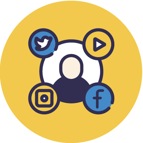 Hacked Social Media Icon