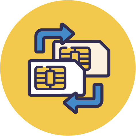 Mobile Identity Theft Icon