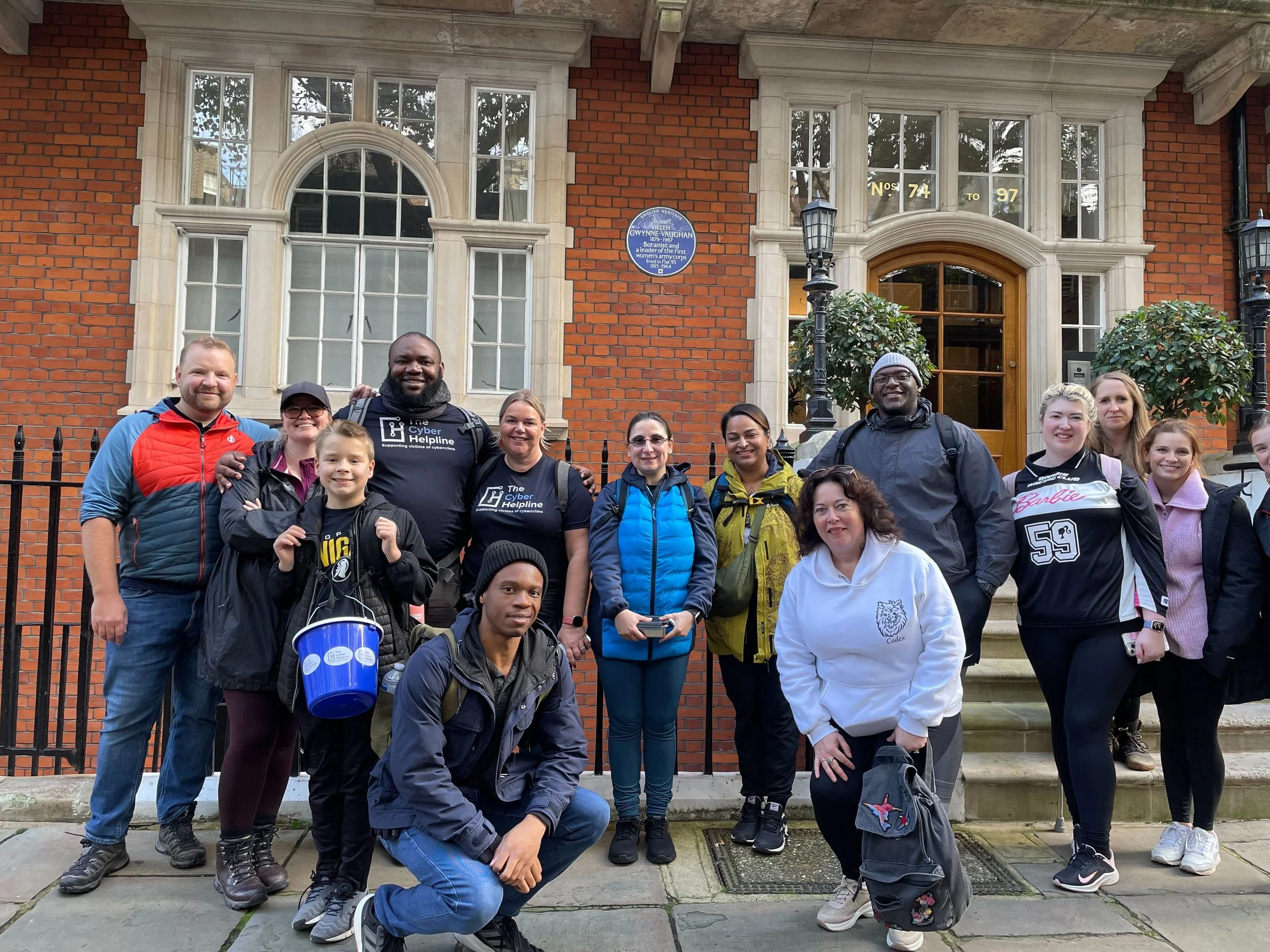 The Cyber Helpline team group photo in London