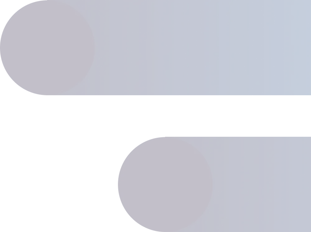 Abstract digital art with gradients of dark purple and blue, featuring large circular shapes and horizontal bands.