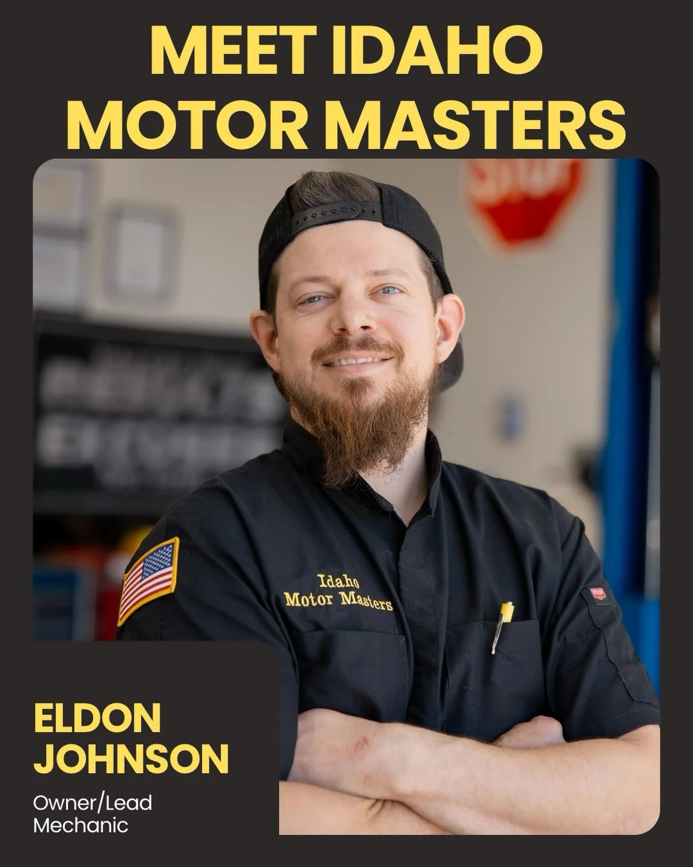 Meet Idaho Motor Masters. 🔧

Behind the name is Eldon&mdash;a local husband, father, and ASE Certified Master Technician with years of experience working in professional automotive repair.

After years of working as a Master Technician at Toyota, El