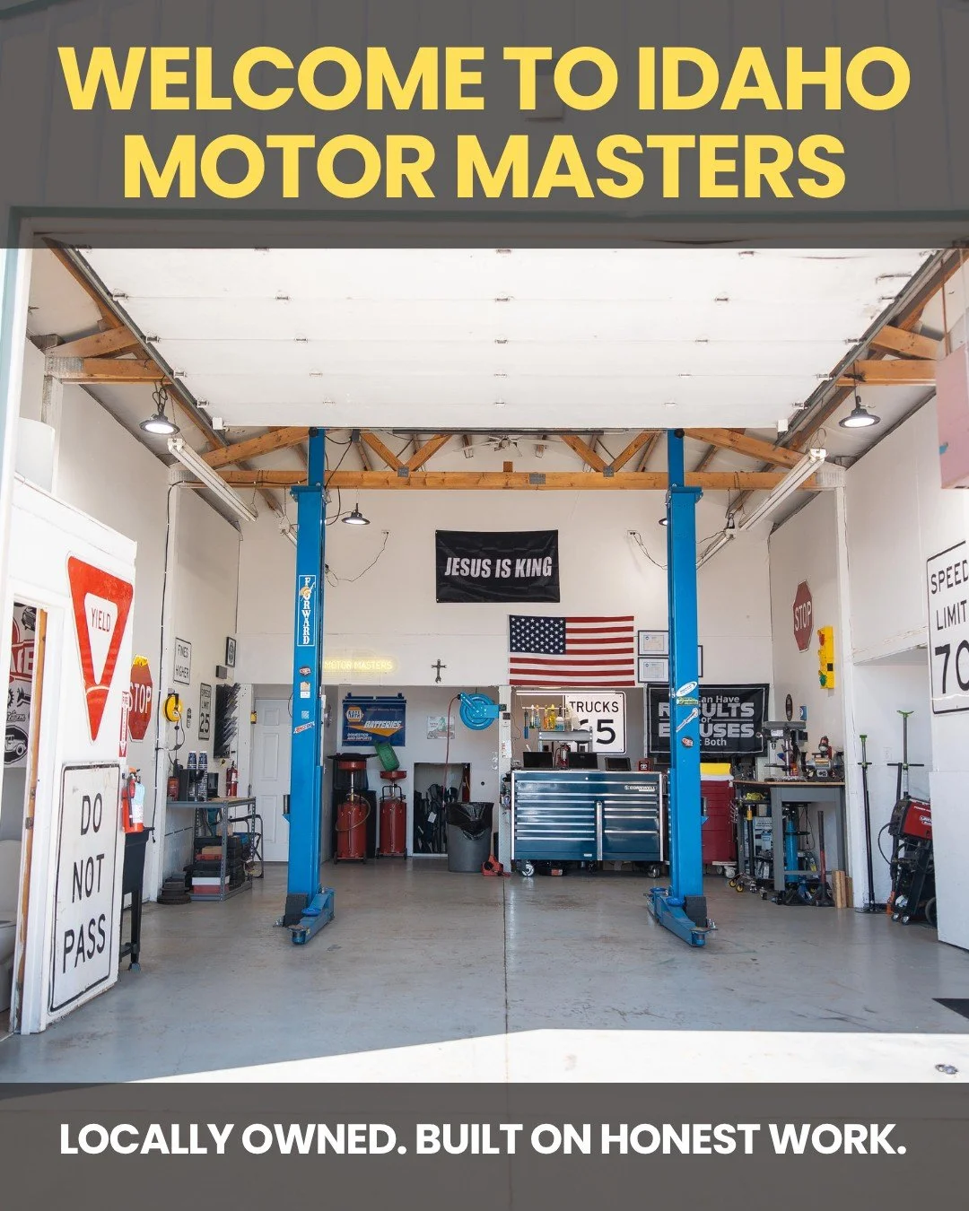Welcome to the shop! 🚗🏁
Located in the heart of Coeur d&rsquo;Alene📍

We&rsquo;re here for all your vehicle needs, offering bumper to bumper automotive repair. Stop by the shop to say hi, or schedule an appointment online.

🔧 Complete Automotive 