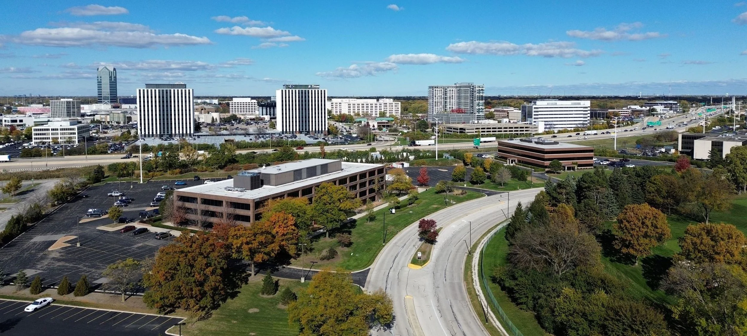 Oak Brook and the I-88 corridor in DuPage County, Illinois