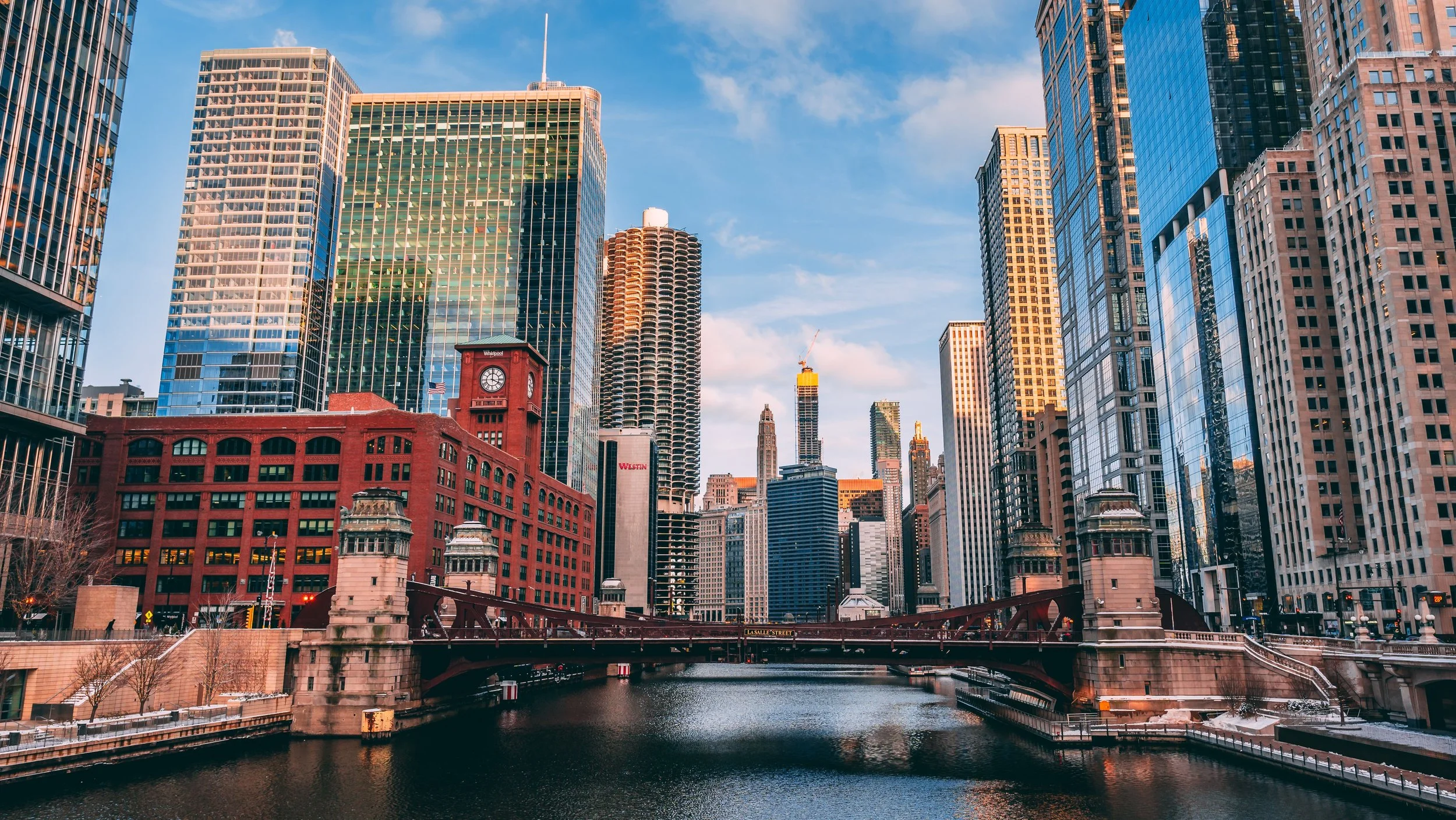 The Chicago skyline