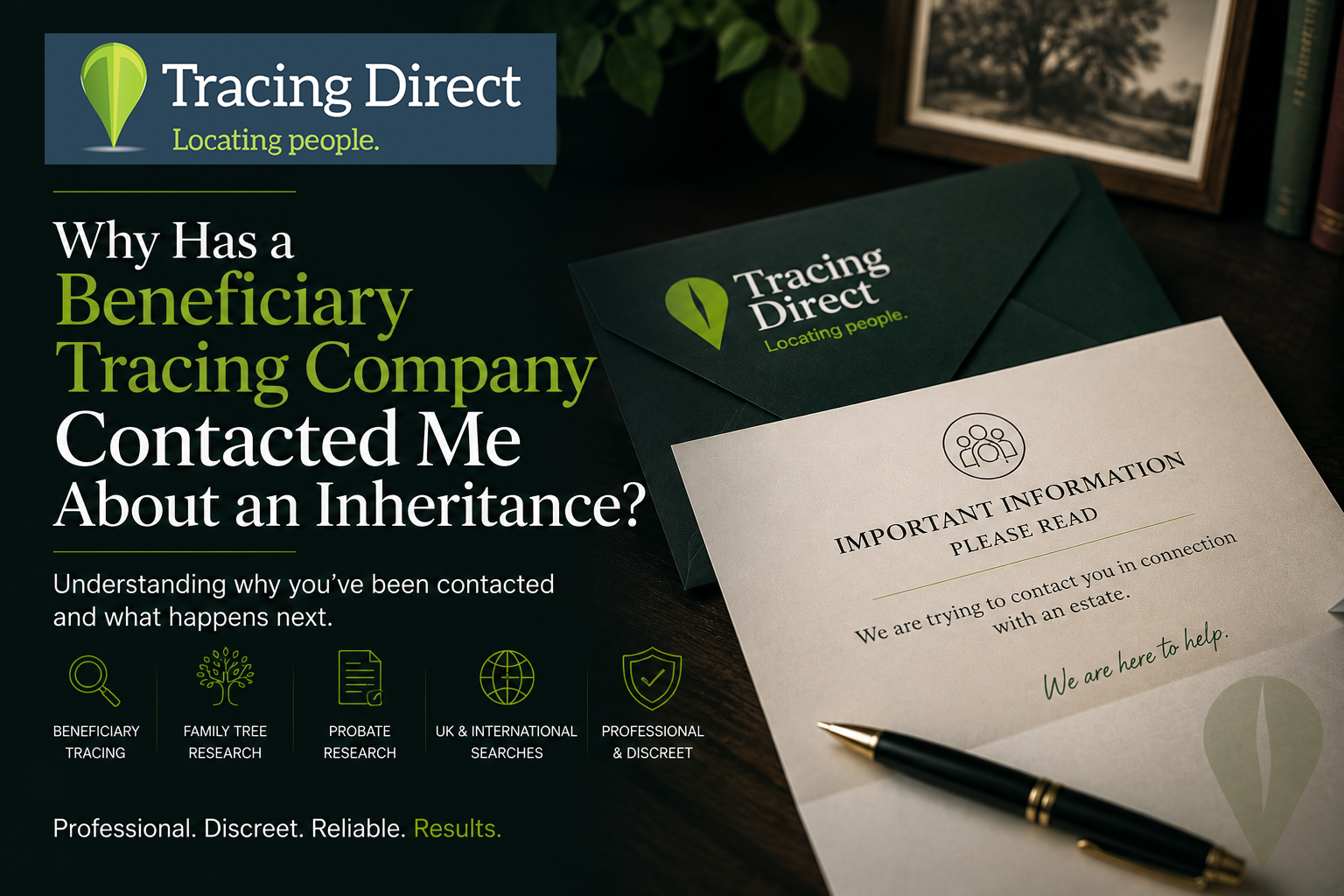 Why Has a Beneficiary Tracing Company Contacted Me About an Inheritance?