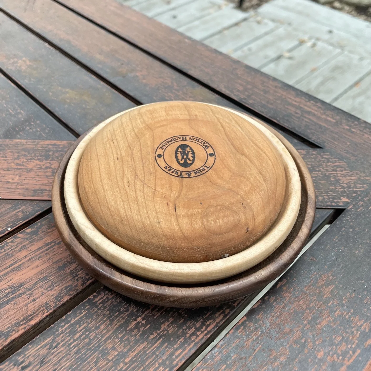 North American Hardwood Trays - Nested Set