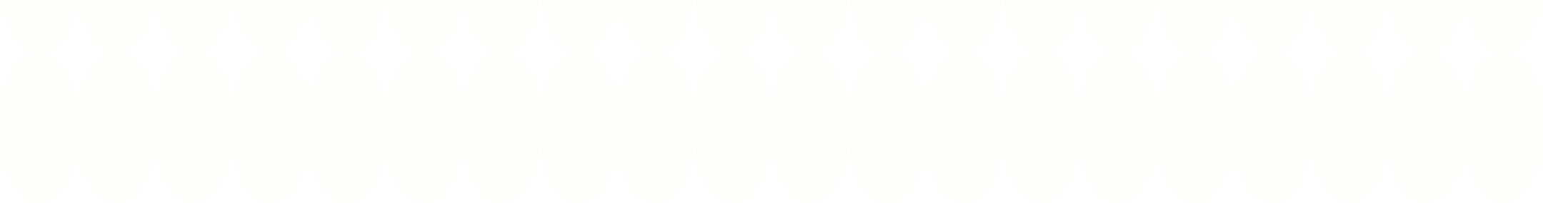 A pattern of yellow ovals arranged in a grid, with black spaces between rows.