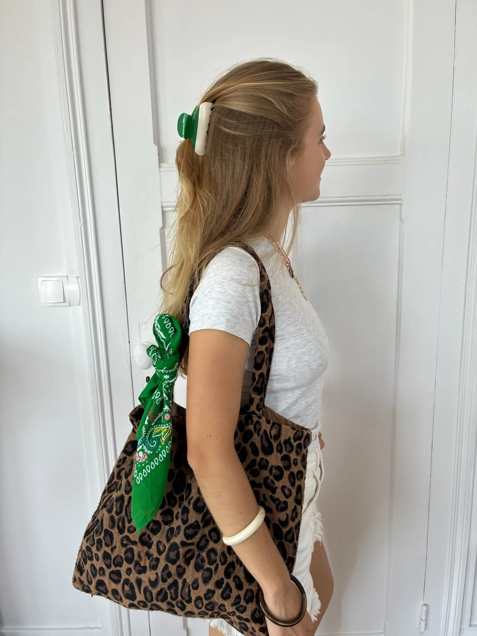 Bandana vert cactus