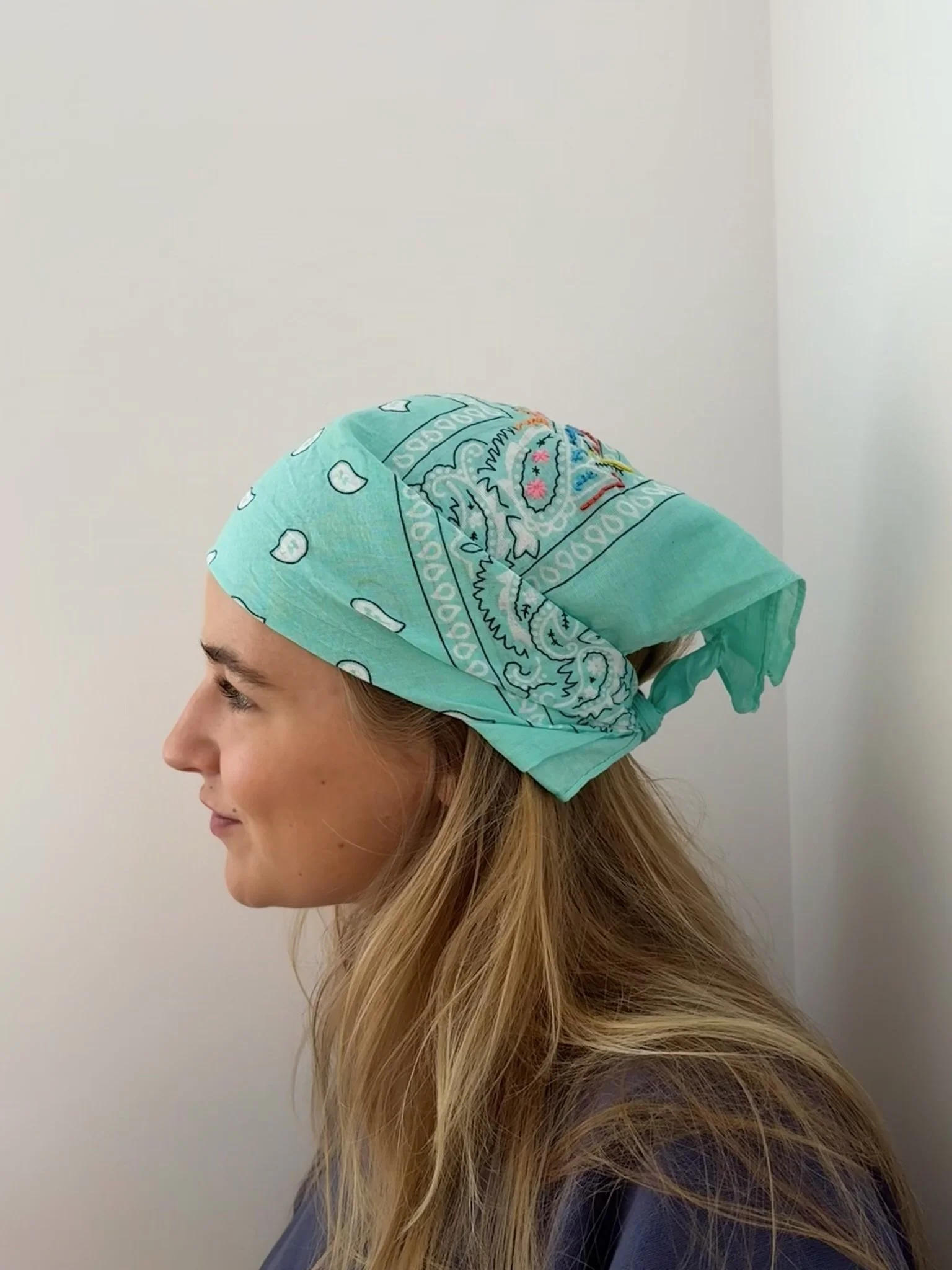Bandana vert aqua