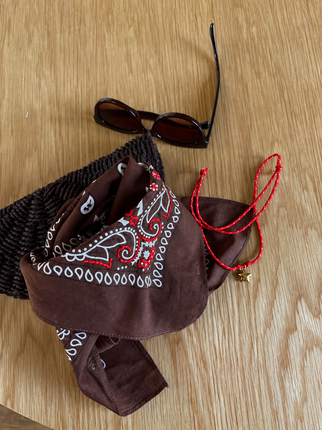 bandana chocolat