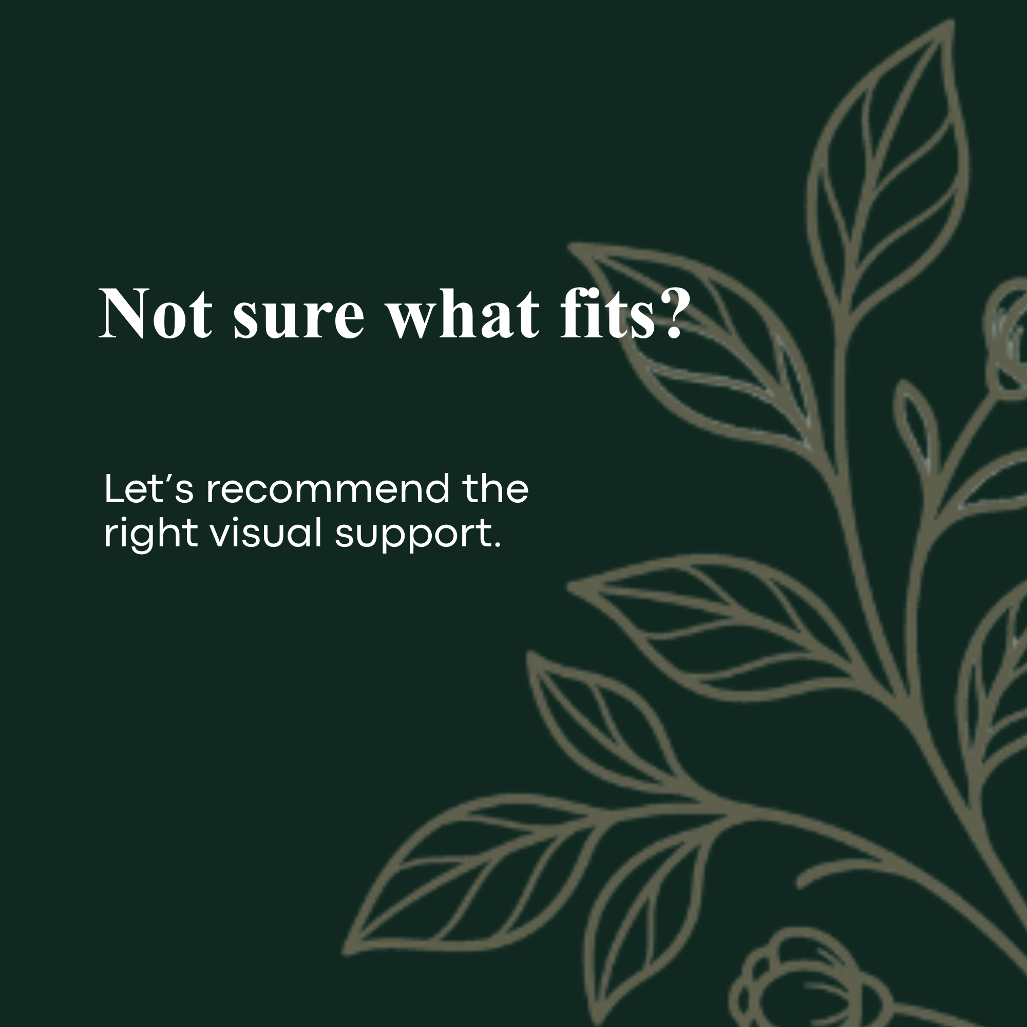 Placardier Studio call-to-action inviting brands to enquire about suitable visual support.