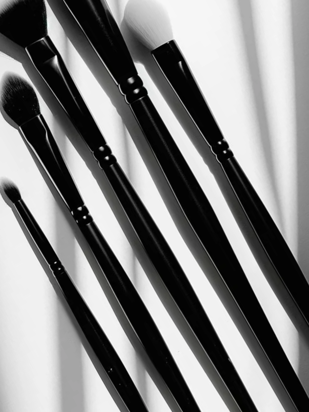 6 Piece Travel Makeup Brush Set